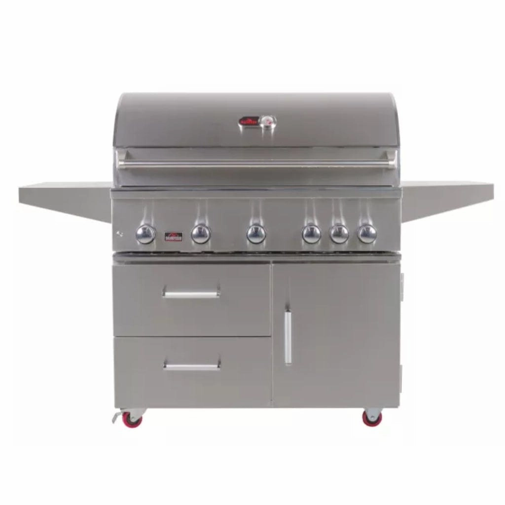 Whistler by Bonfire Outdoor Prime 500 42 inch 5-Burner Freestanding Propane Grill with Infrared Rear Burner CBF500CDC-LP