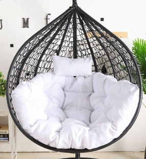 White Cushion for Single Seater Hanging Egg Chairthick cushion for outdoor egg chair