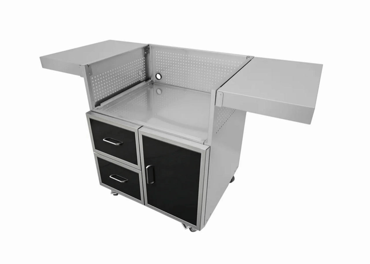 Wildfire 30-Inch Black Stainless Steel Grill Cart WF-CART30-CGG-BSSStainless steel BBQ tool set