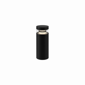 Windermere LED Exterior Bollard BlackDecorative outdoor post lights