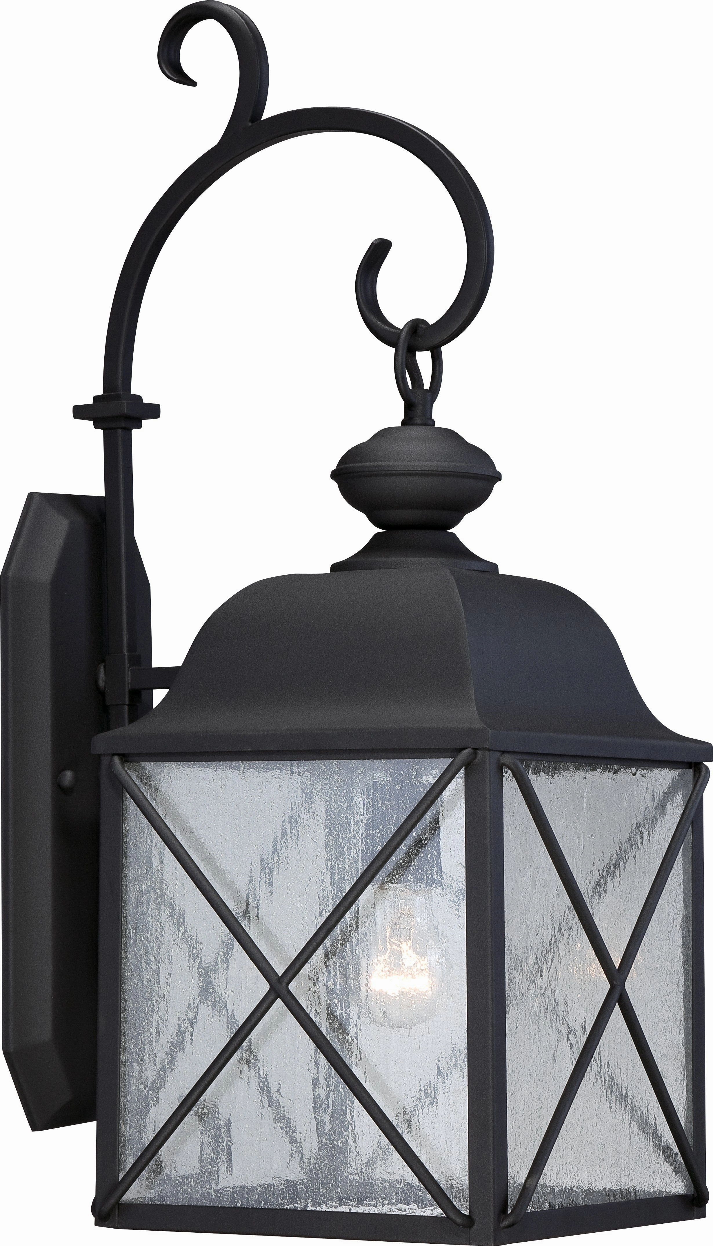 Wingate One Light Wall Lantern Textured BlackOutdoor wall sconces with motion sensor