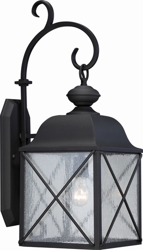 Wingate One Light Wall Lantern Textured BlackOutdoor wall sconces with motion sensor