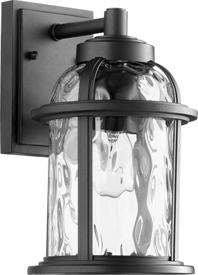 Winston One Light Outdoor Lantern Textured BlackOutdoor wall sconces with motion sensor