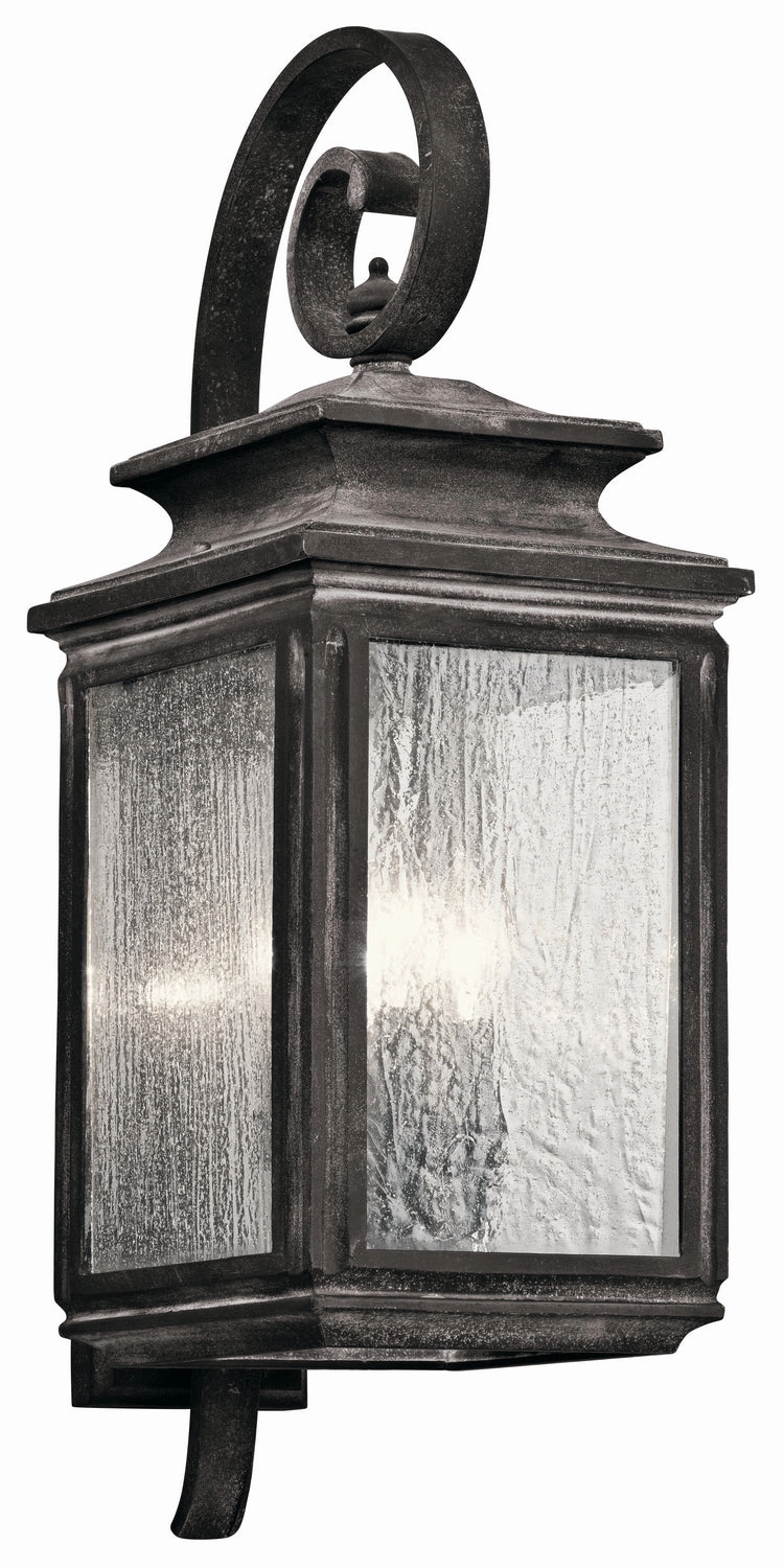 Wiscombe Park Four Light Outdoor Wall Mount Weathered ZincOutdoor wall sconces with motion sensor