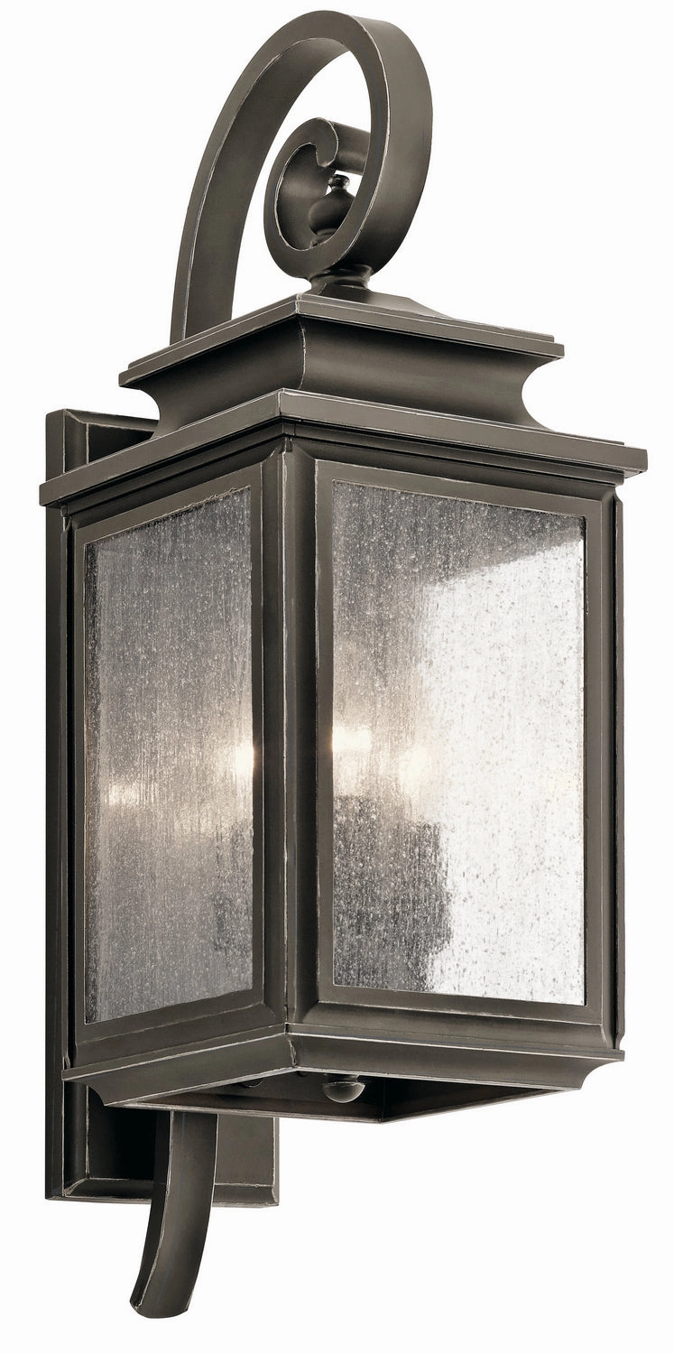 Wiscombe Park Three Light Outdoor Wall Mount Olde BronzeOutdoor wall sconces with motion sensor