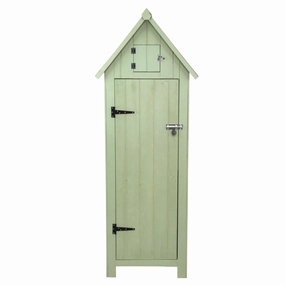 Wooden Garden Shed - Green compact outdoor storage solutions