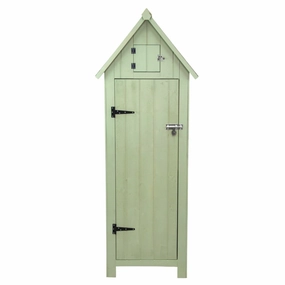 Wooden Garden Shed  Green compact outdoor storage solutions
