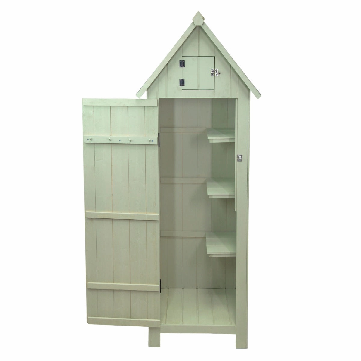 Wooden Garden Shed  Green
