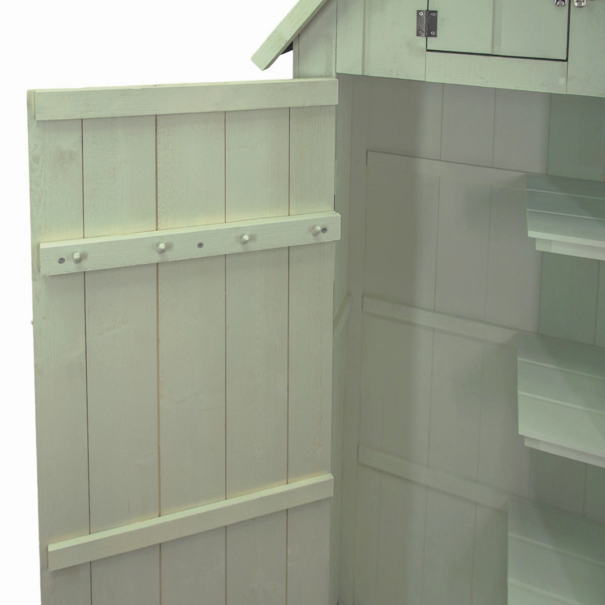 Wooden Garden Shed  Green