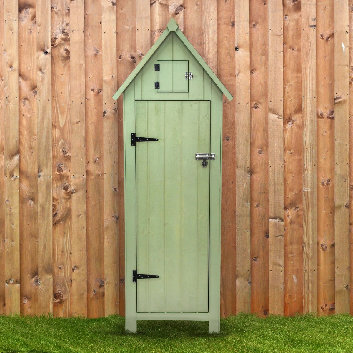 Wooden Garden Shed  Green