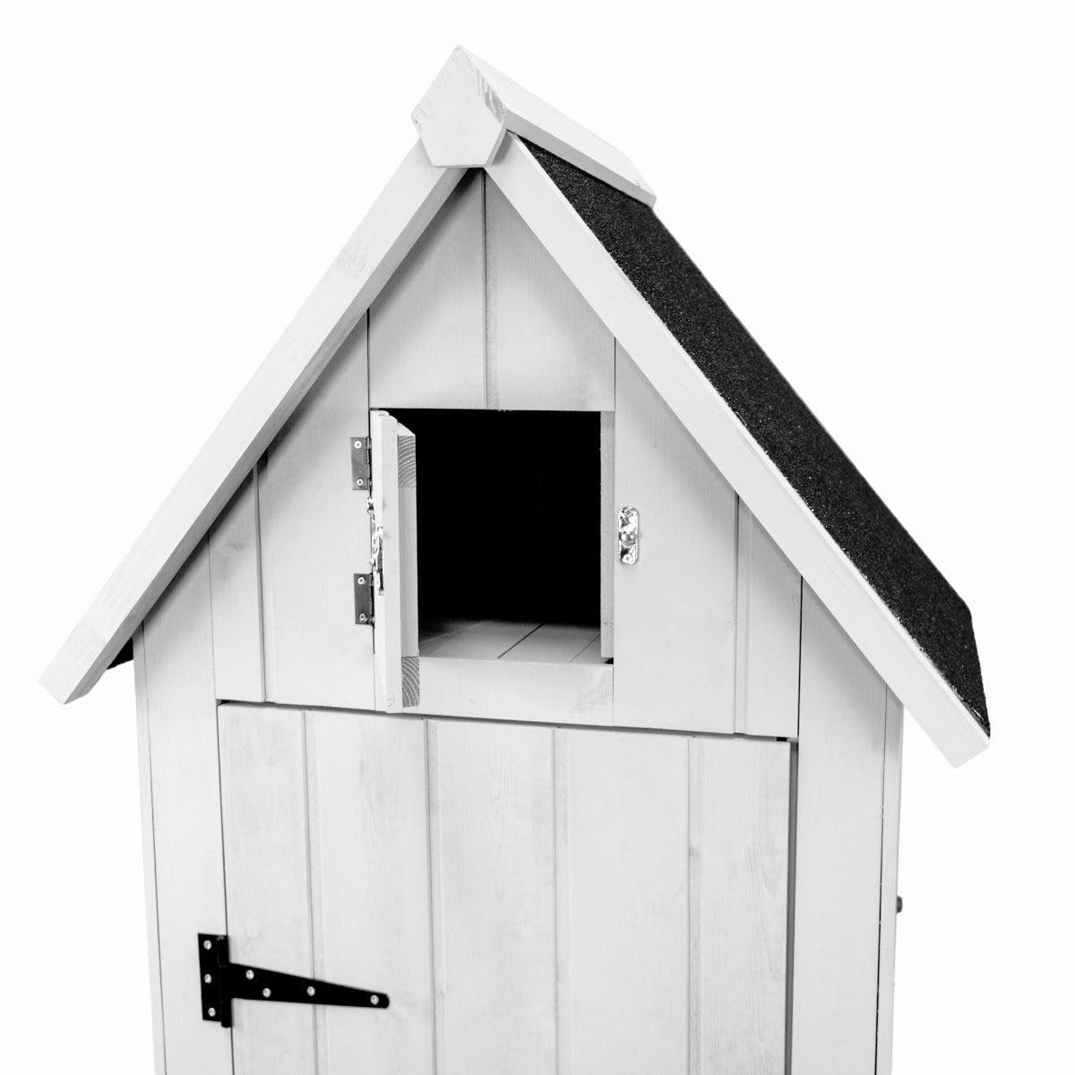 Wooden Garden Shed  White
