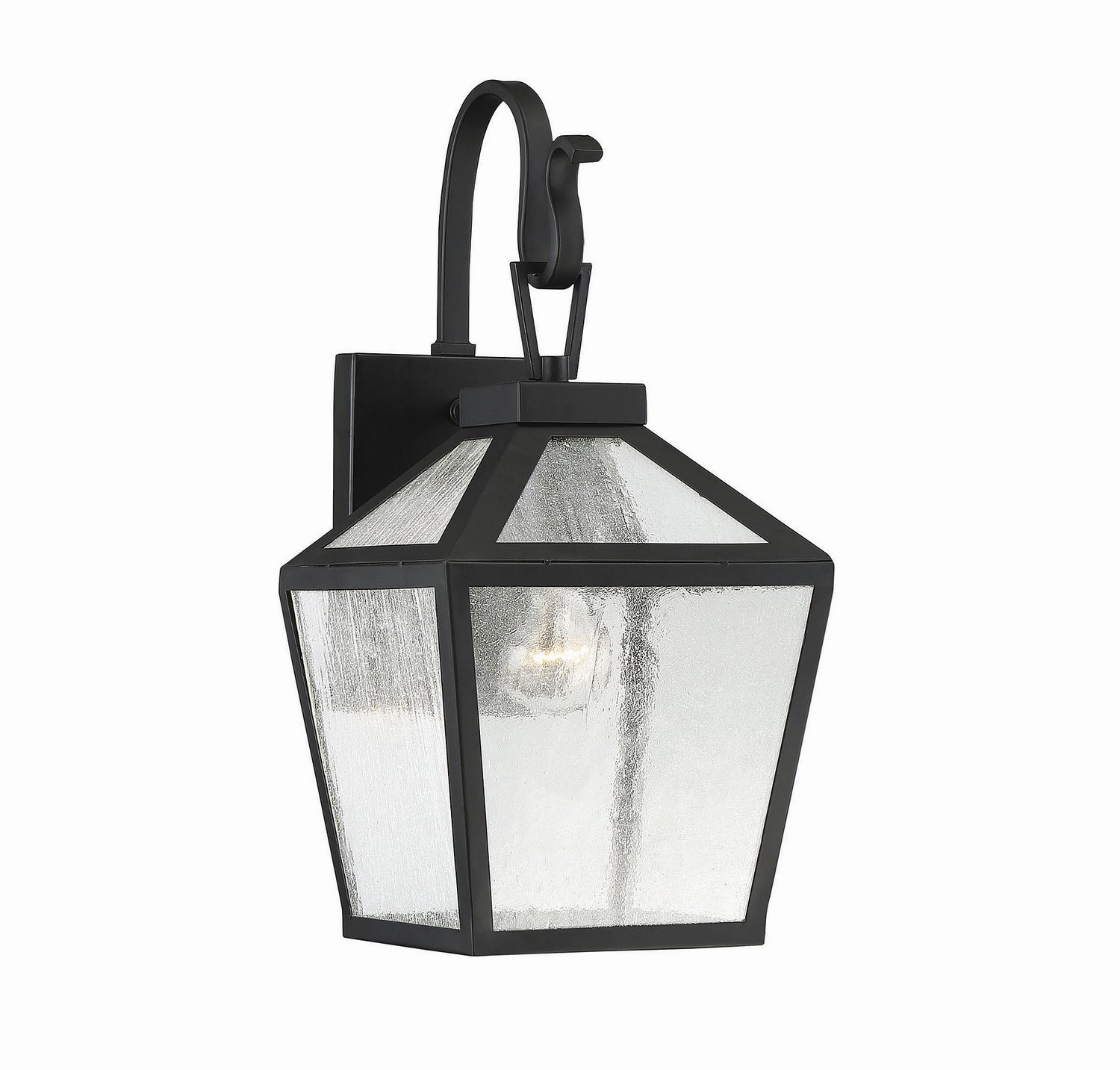 Woodstock One Light Wall Mount Black