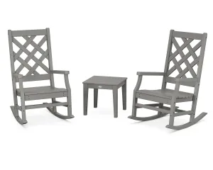 Wovendale 3-Piece Rocking Chair Setoutdoor patio dining furniture set