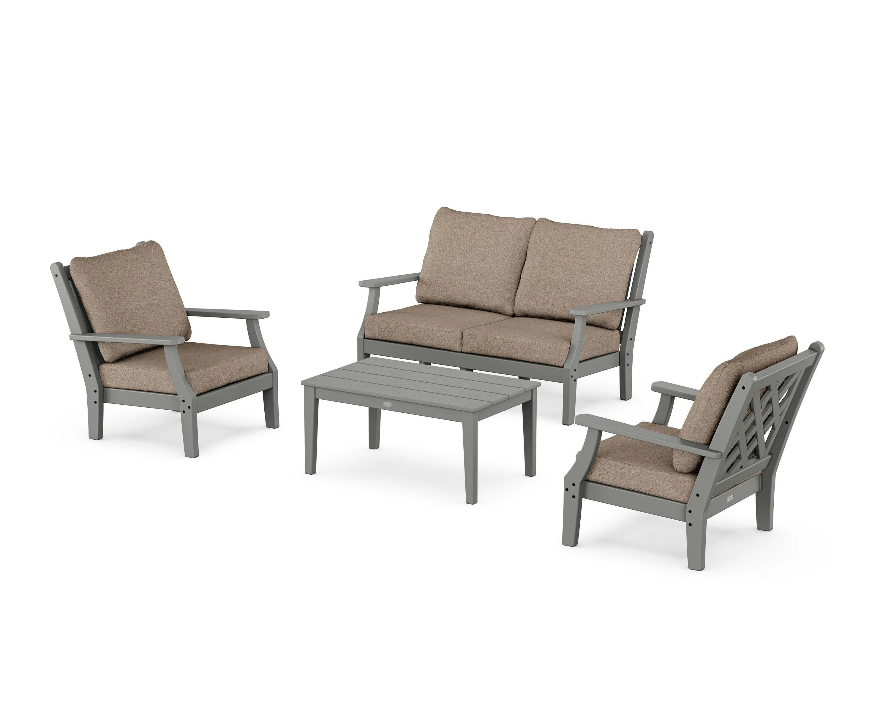Wovendale 4-Piece Deep Seating Set with Loveseat