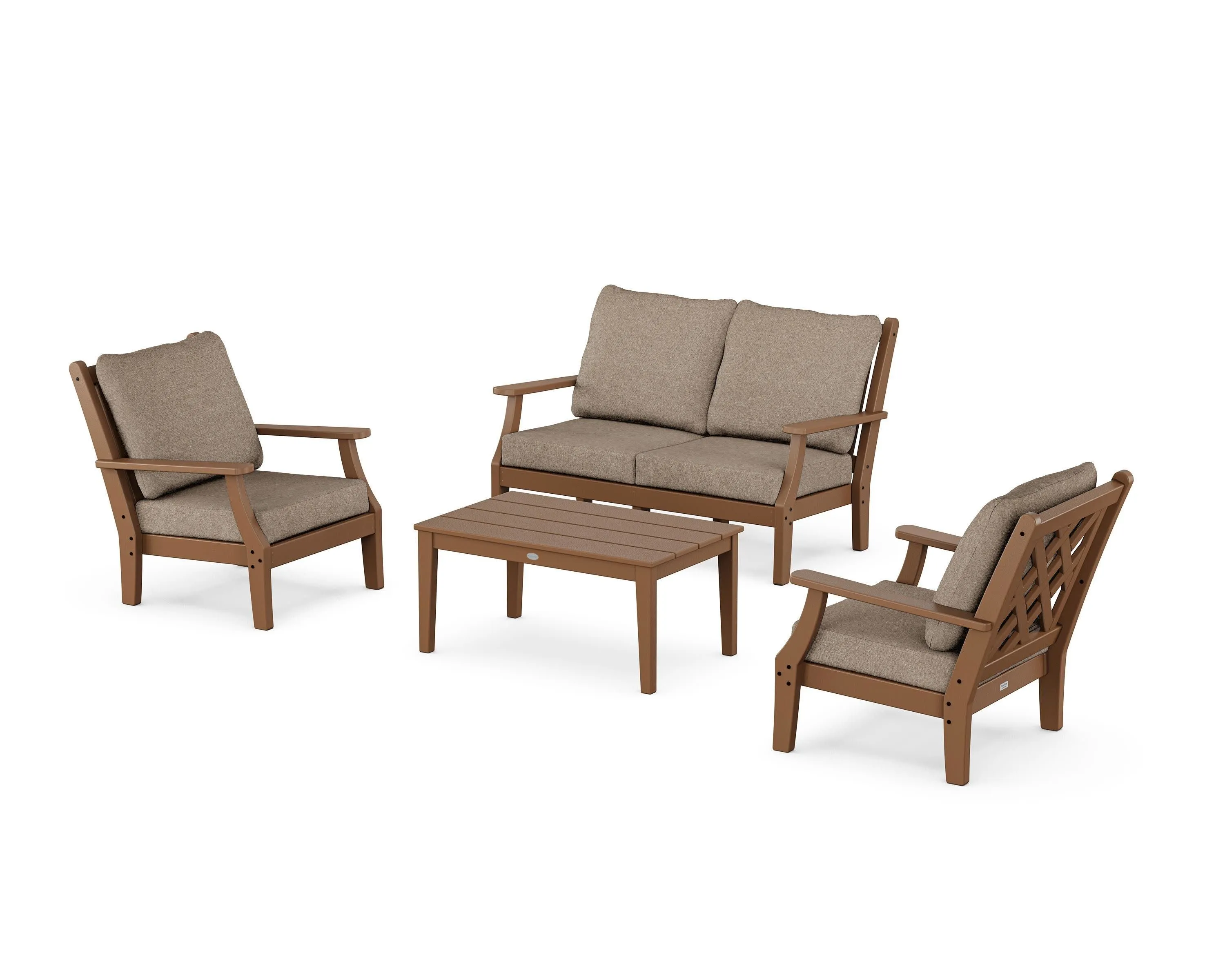 Wovendale 4-Piece Deep Seating Set with Loveseat