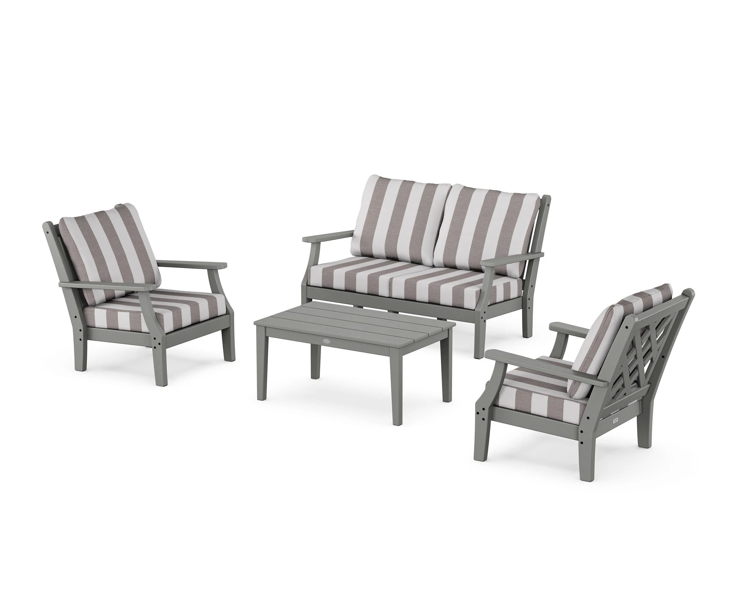 Wovendale 4-Piece Deep Seating Set with Loveseat