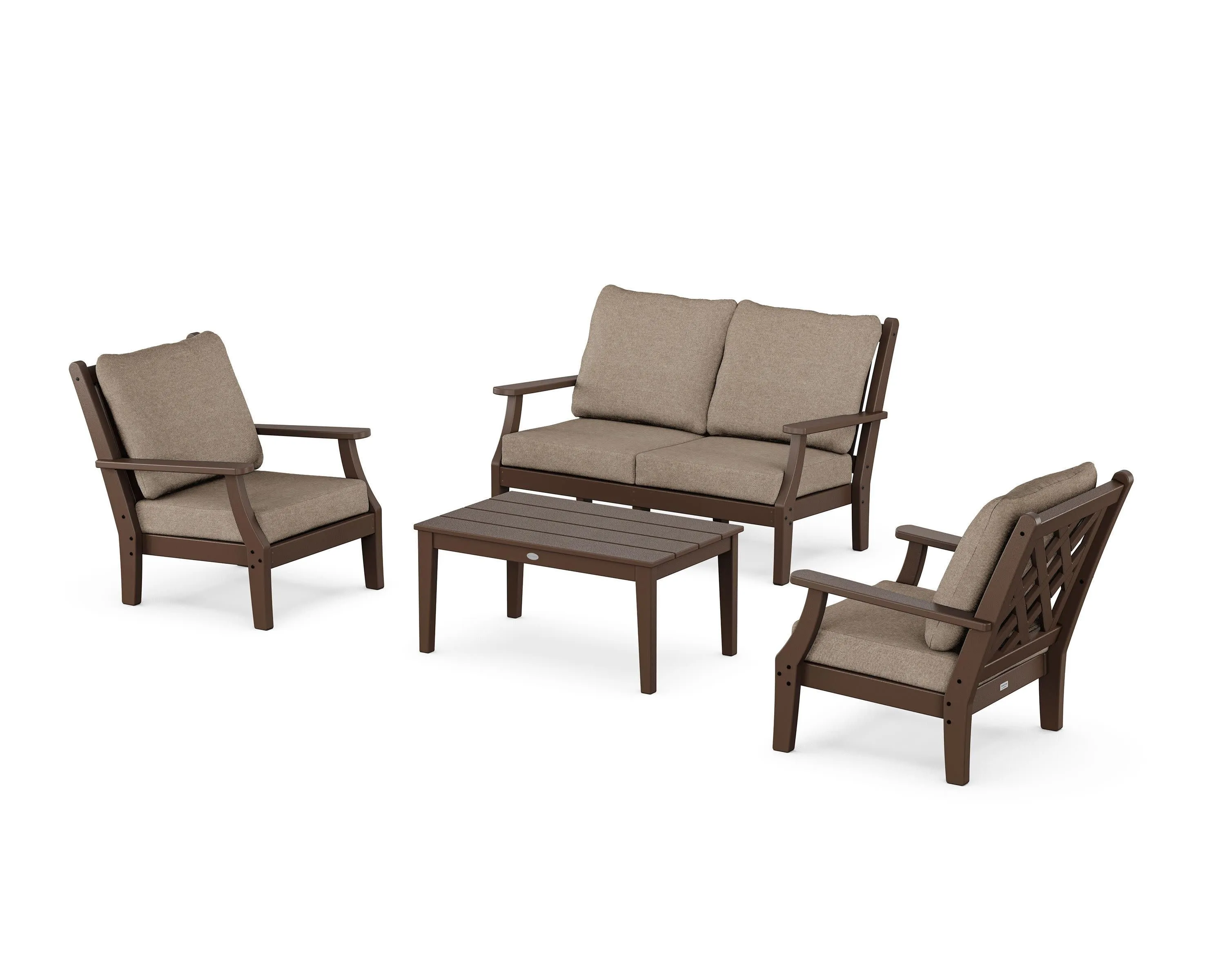 Wovendale 4-Piece Deep Seating Set with Loveseat