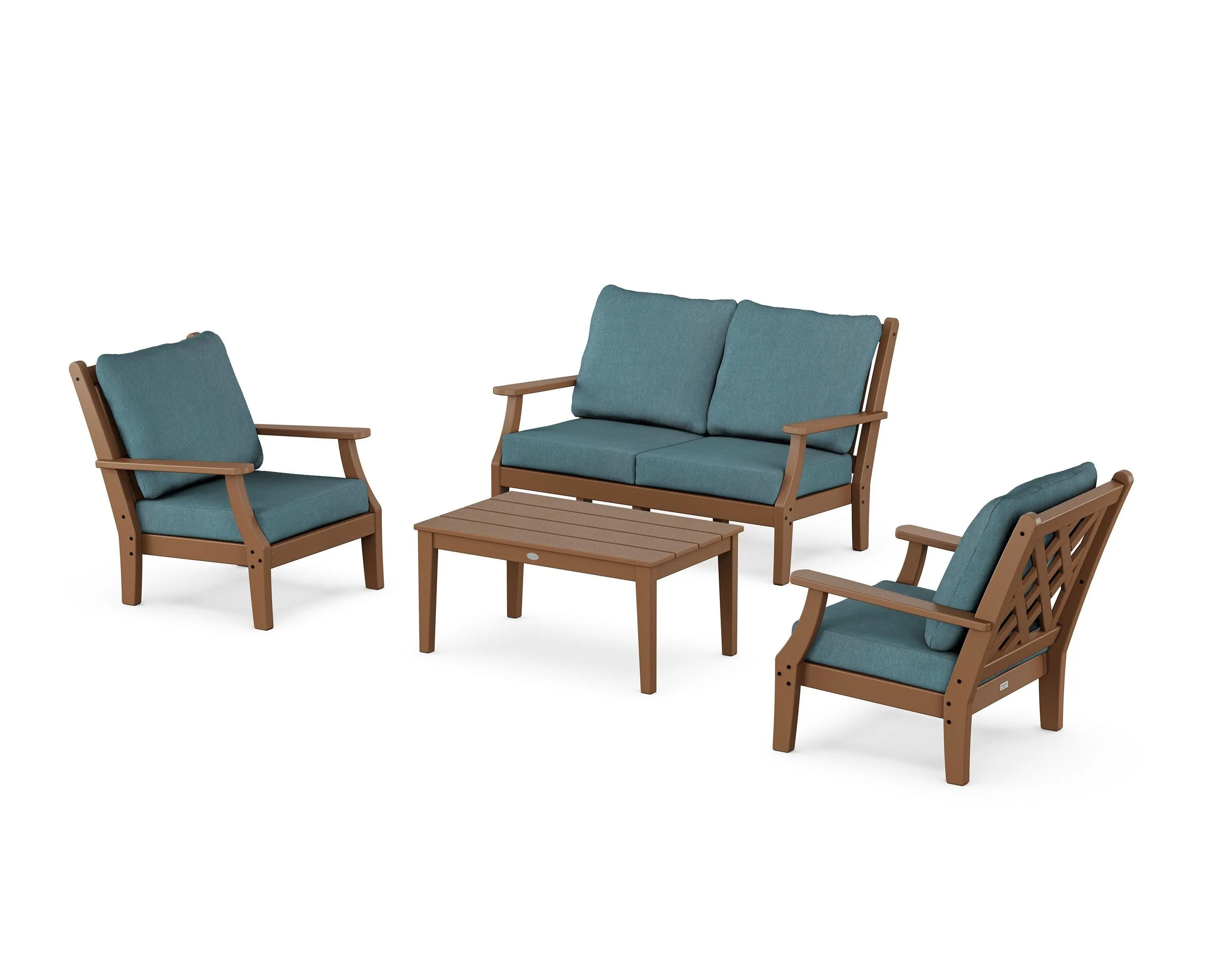 Wovendale 4-Piece Deep Seating Set with Loveseat