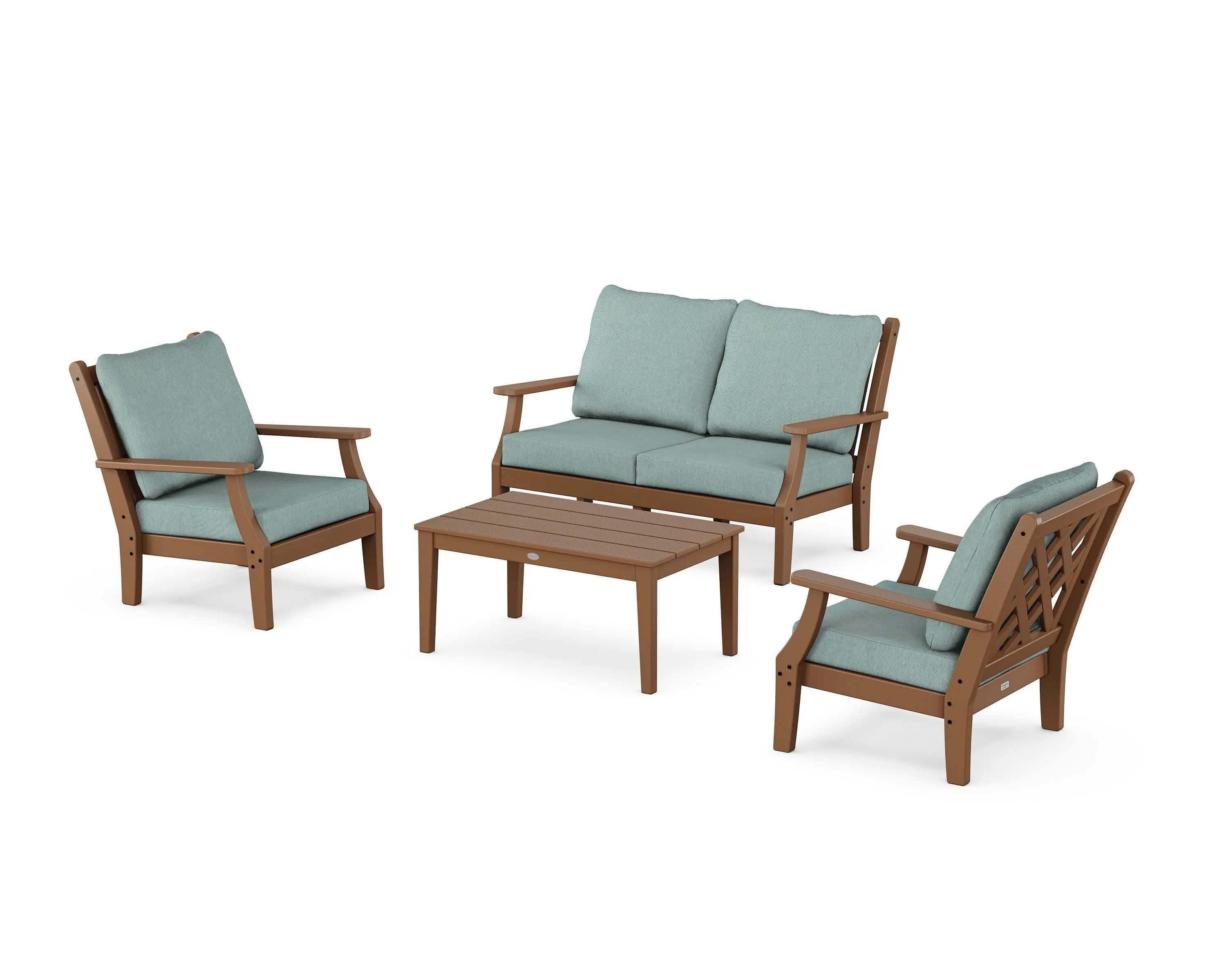 Wovendale 4-Piece Deep Seating Set with Loveseat