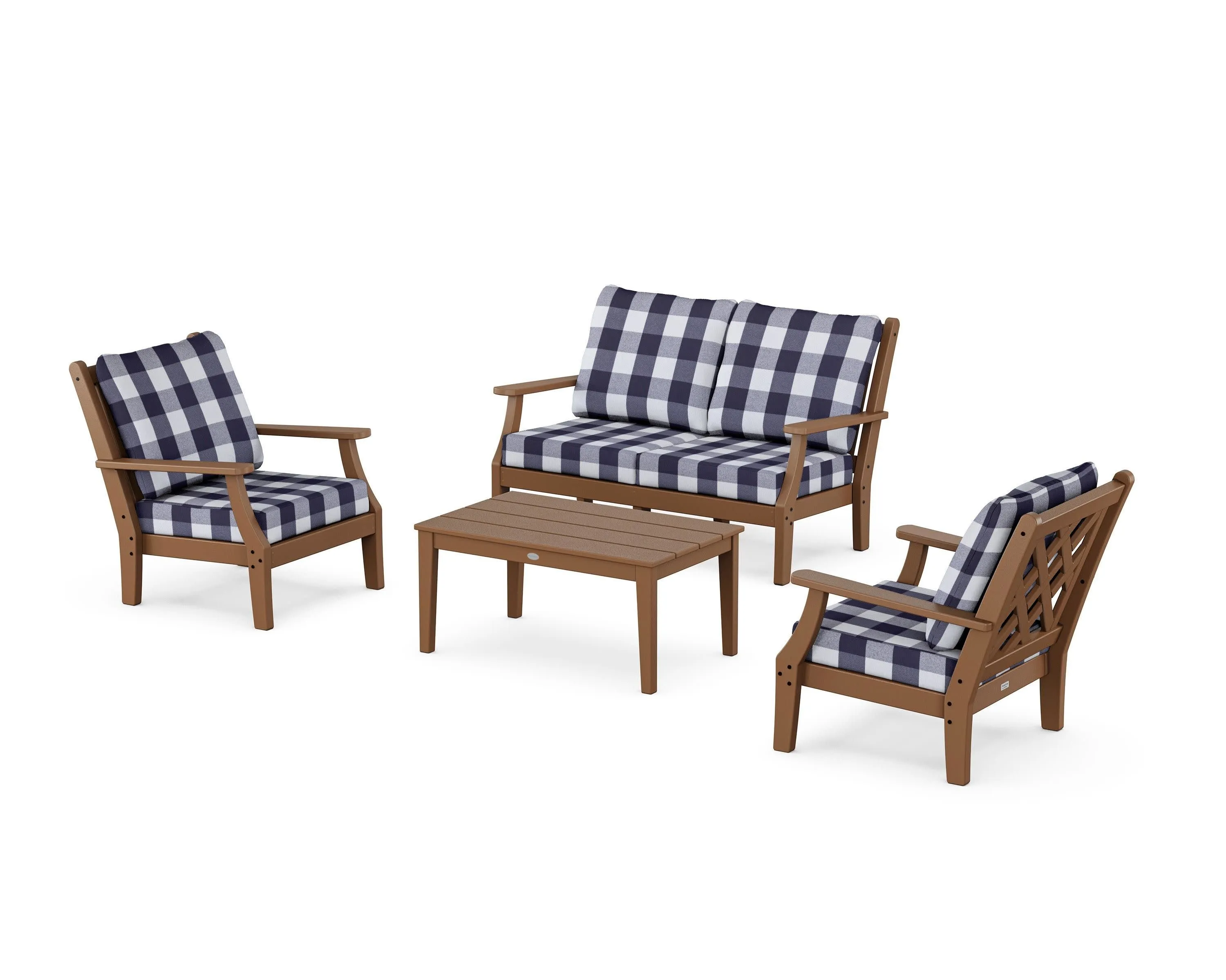 Wovendale 4-Piece Deep Seating Set with Loveseat