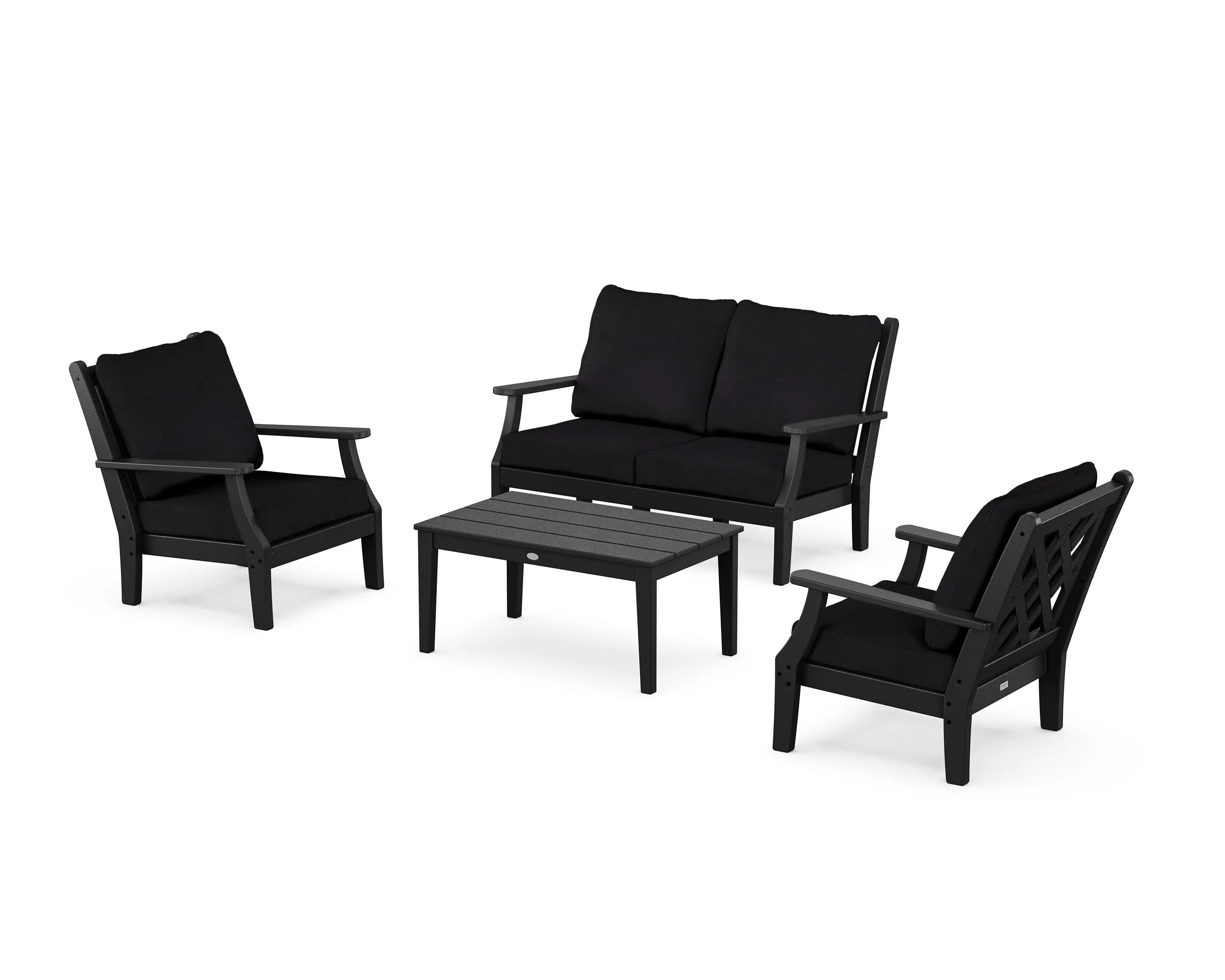 Wovendale 4-Piece Deep Seating Set with Loveseat