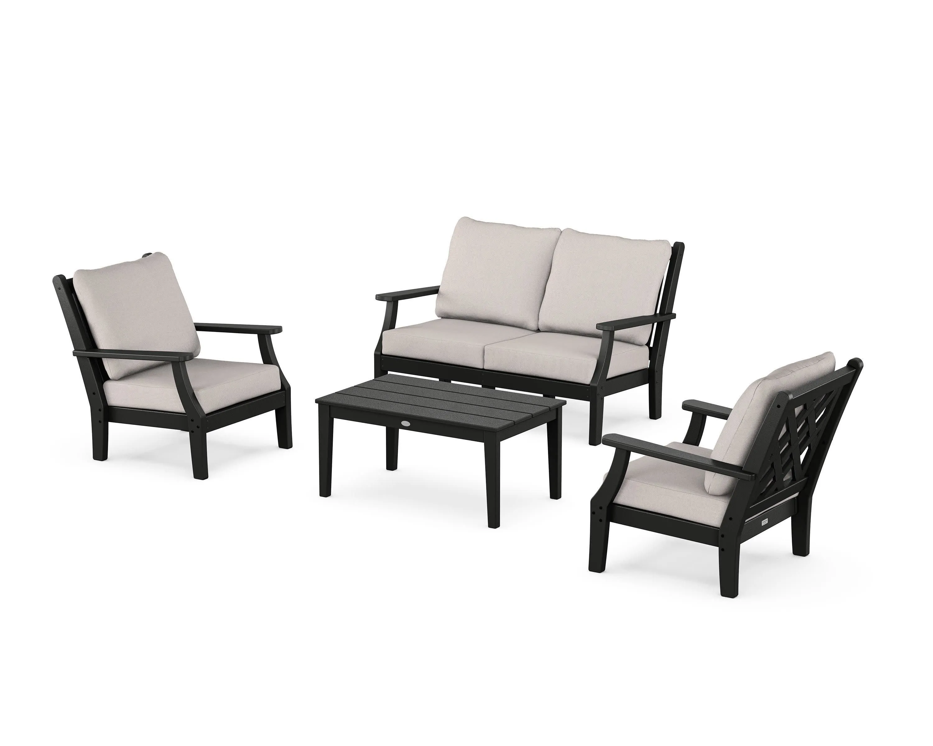 Wovendale 4-Piece Deep Seating Set with Loveseat