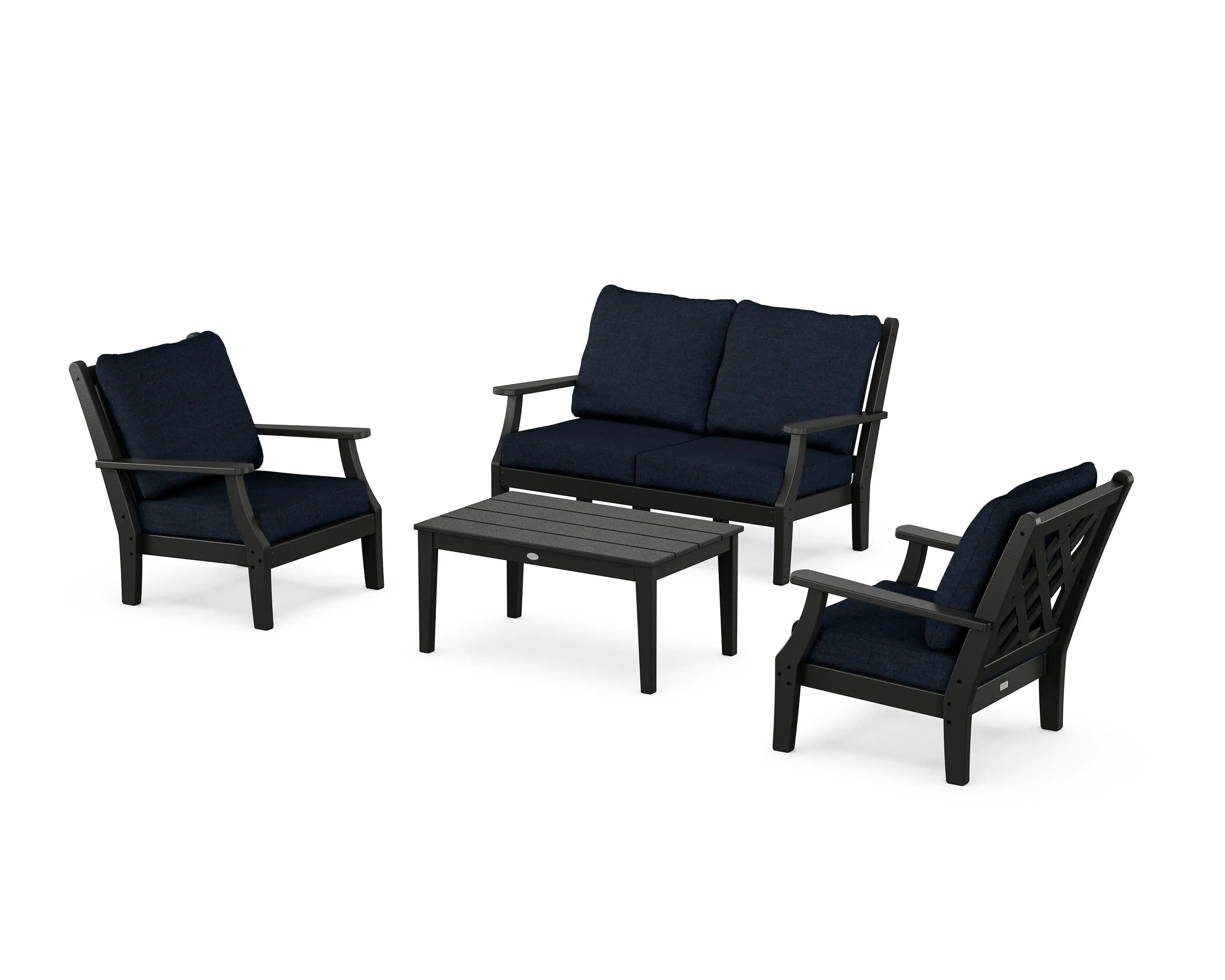 Wovendale 4-Piece Deep Seating Set with Loveseat