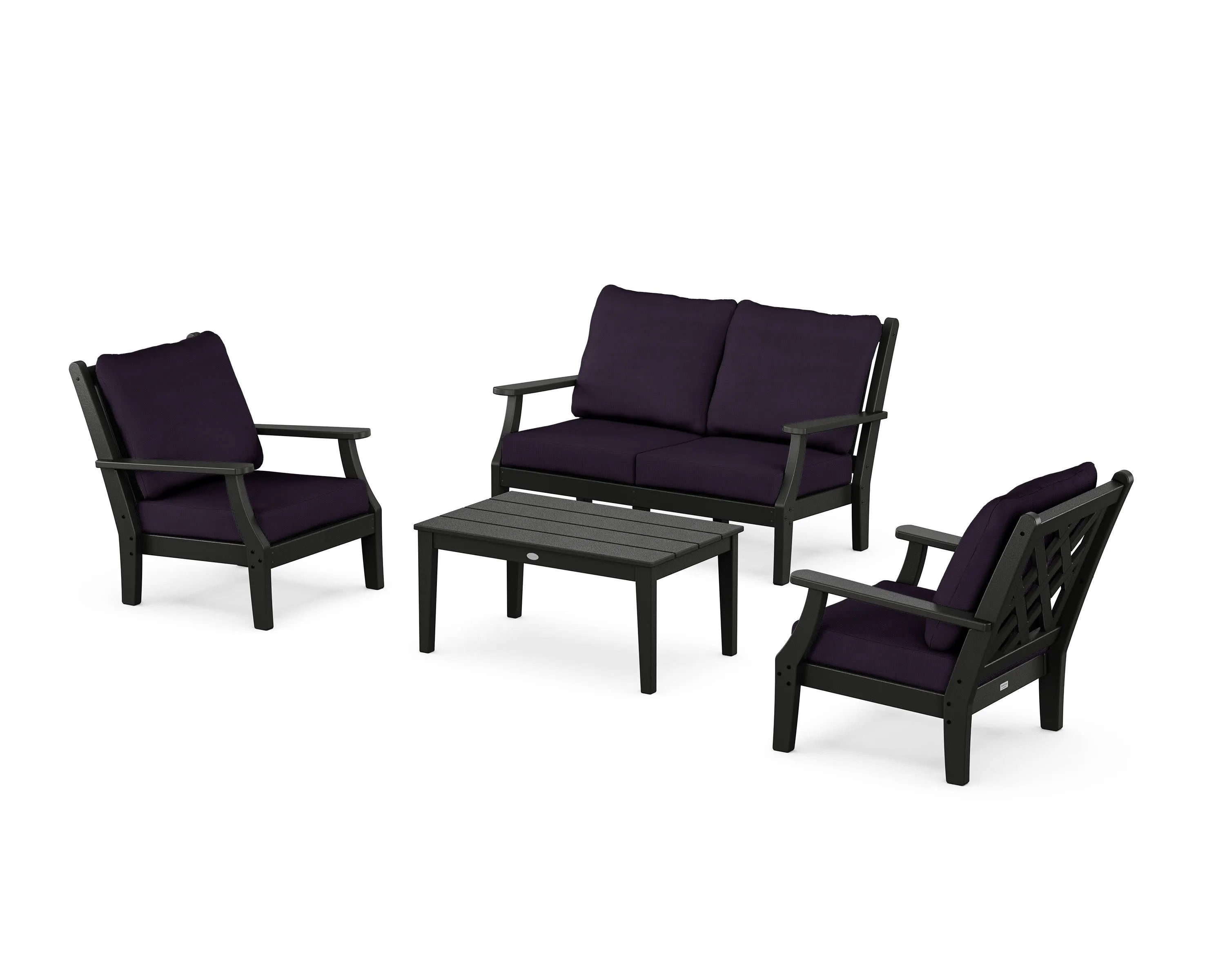 Wovendale 4-Piece Deep Seating Set with Loveseat