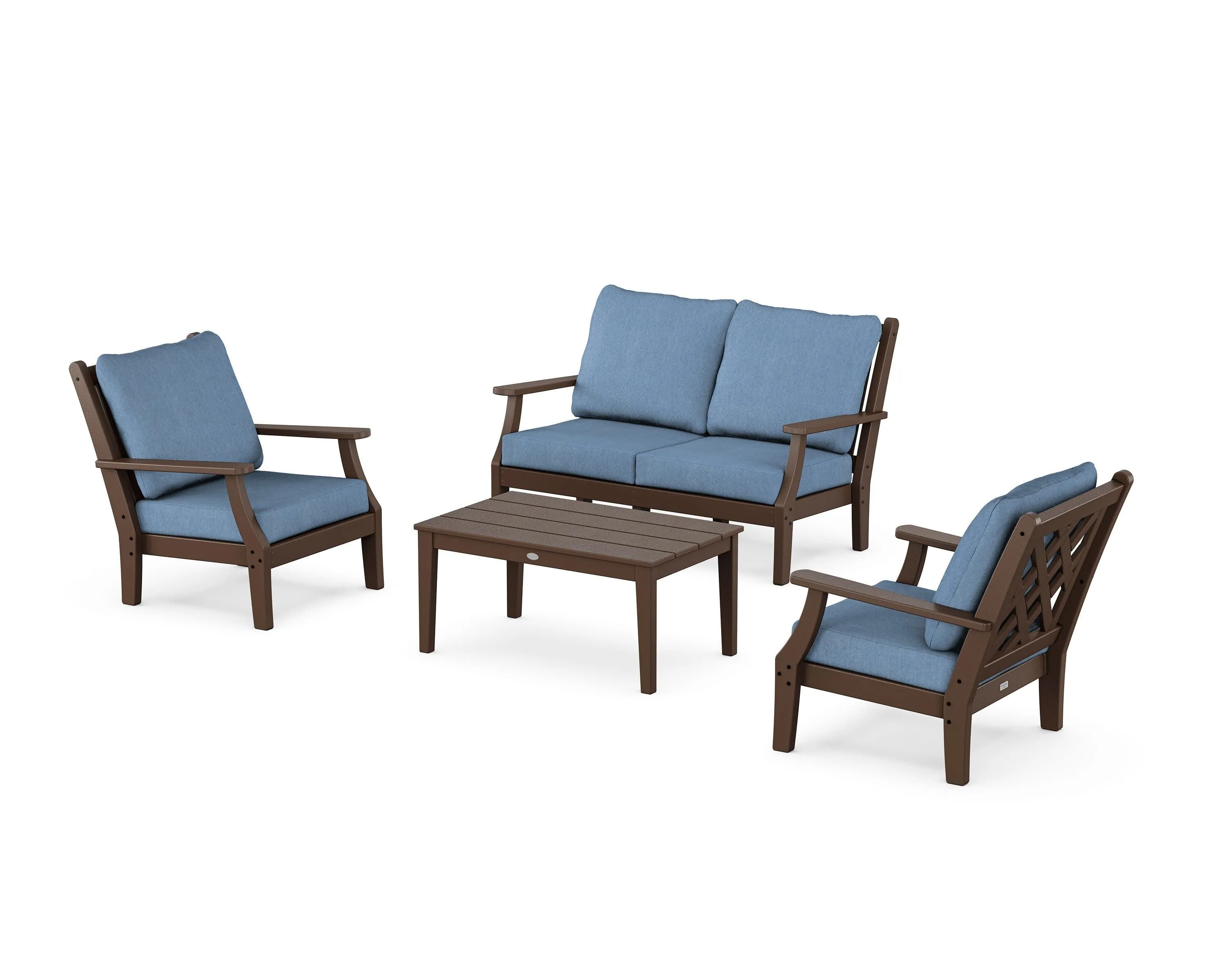 Wovendale 4-Piece Deep Seating Set with Loveseat