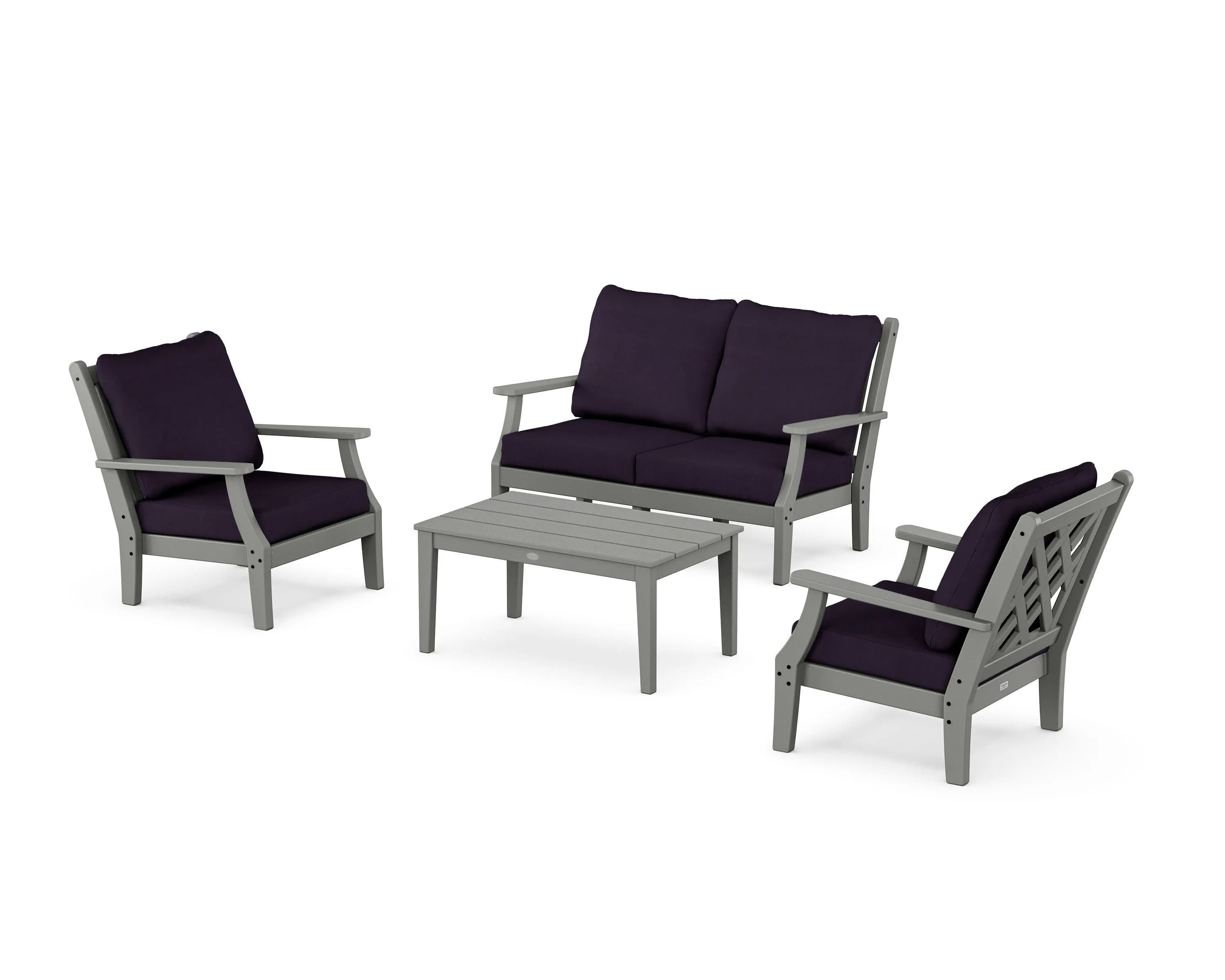 Wovendale 4-Piece Deep Seating Set with Loveseat