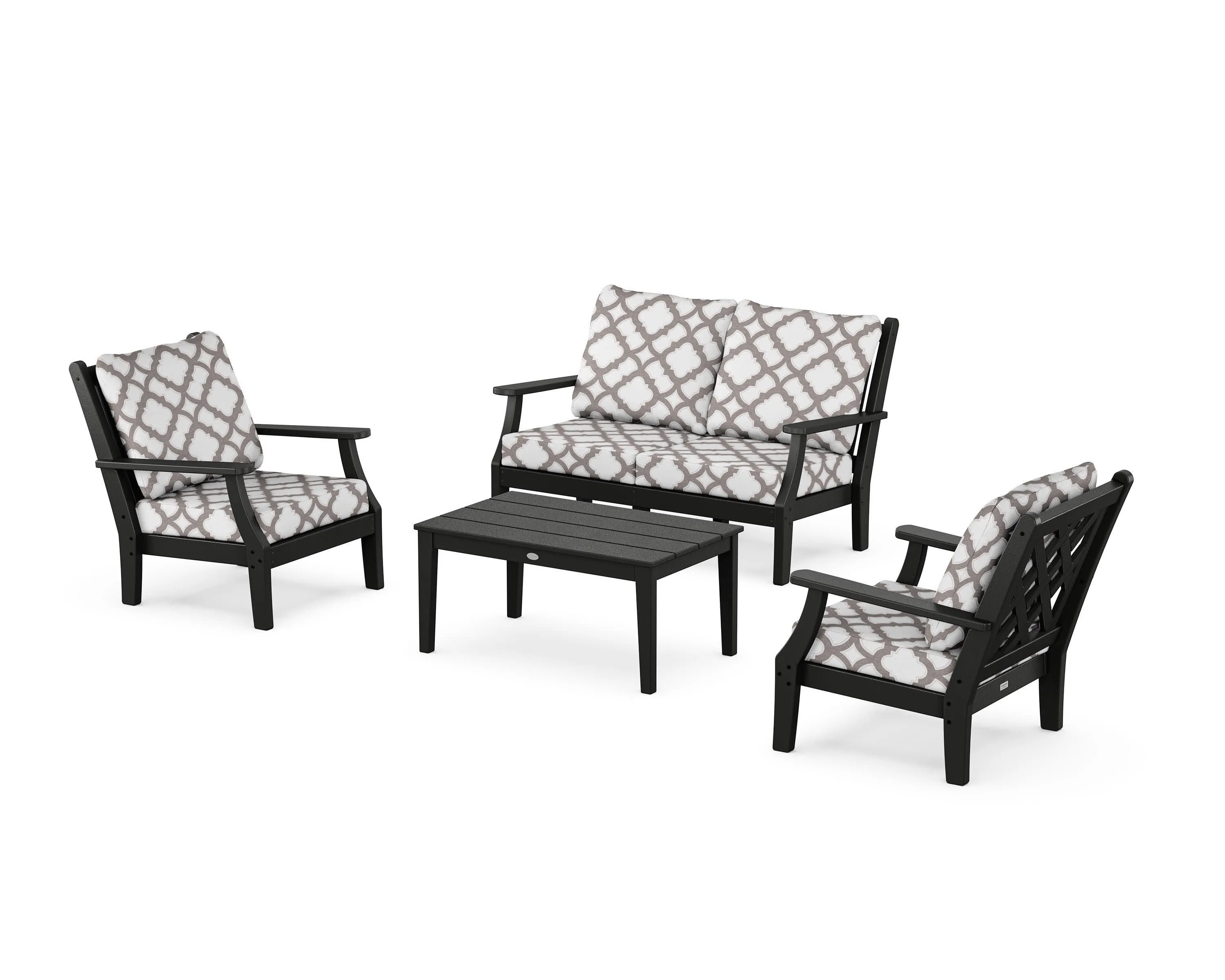 Wovendale 4-Piece Deep Seating Set with Loveseat