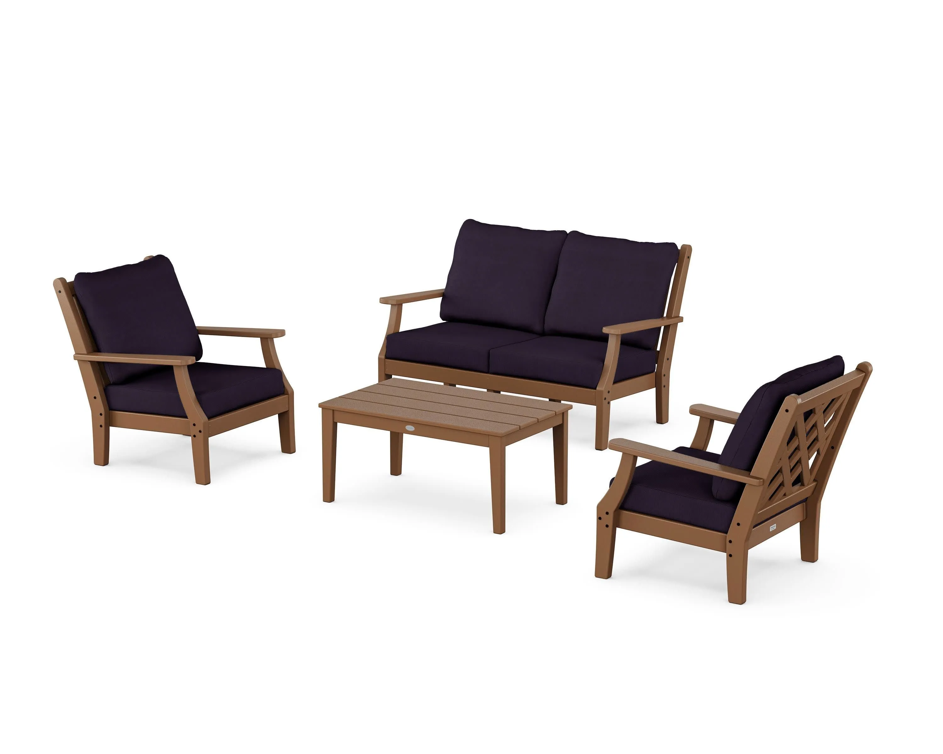 Wovendale 4-Piece Deep Seating Set with Loveseat