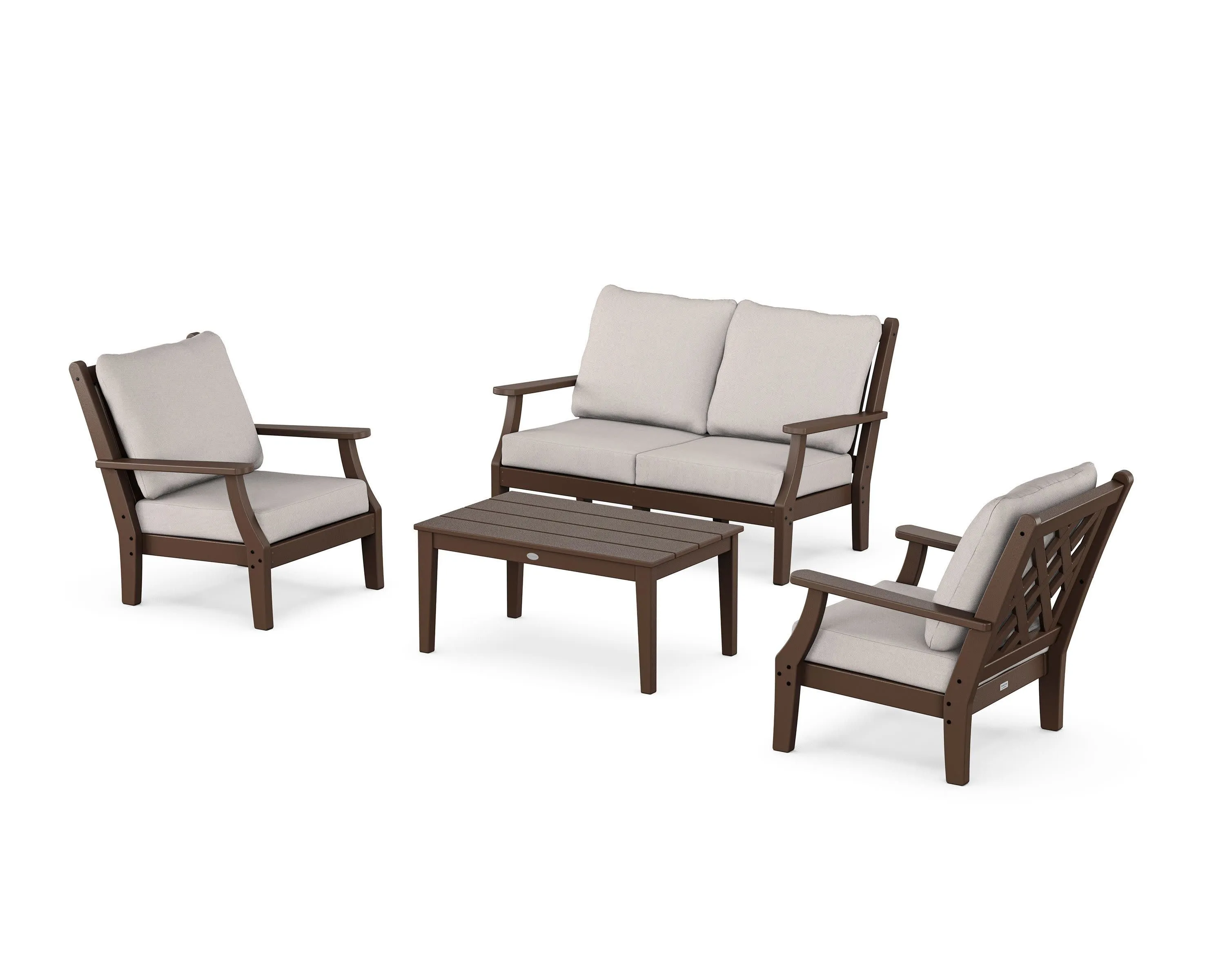 Wovendale 4-Piece Deep Seating Set with Loveseat