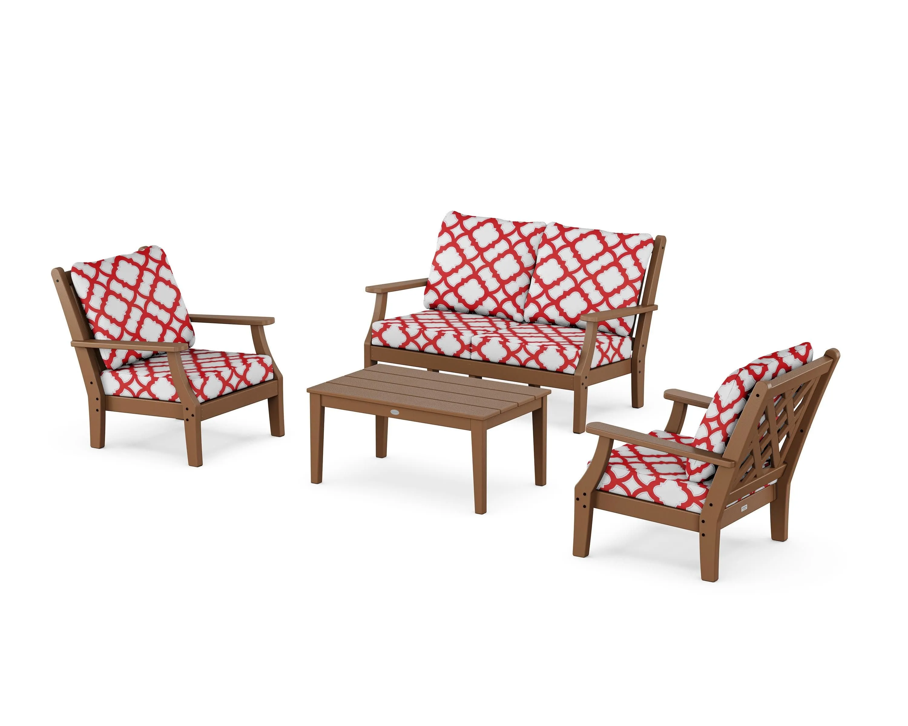 Wovendale 4-Piece Deep Seating Set with Loveseat