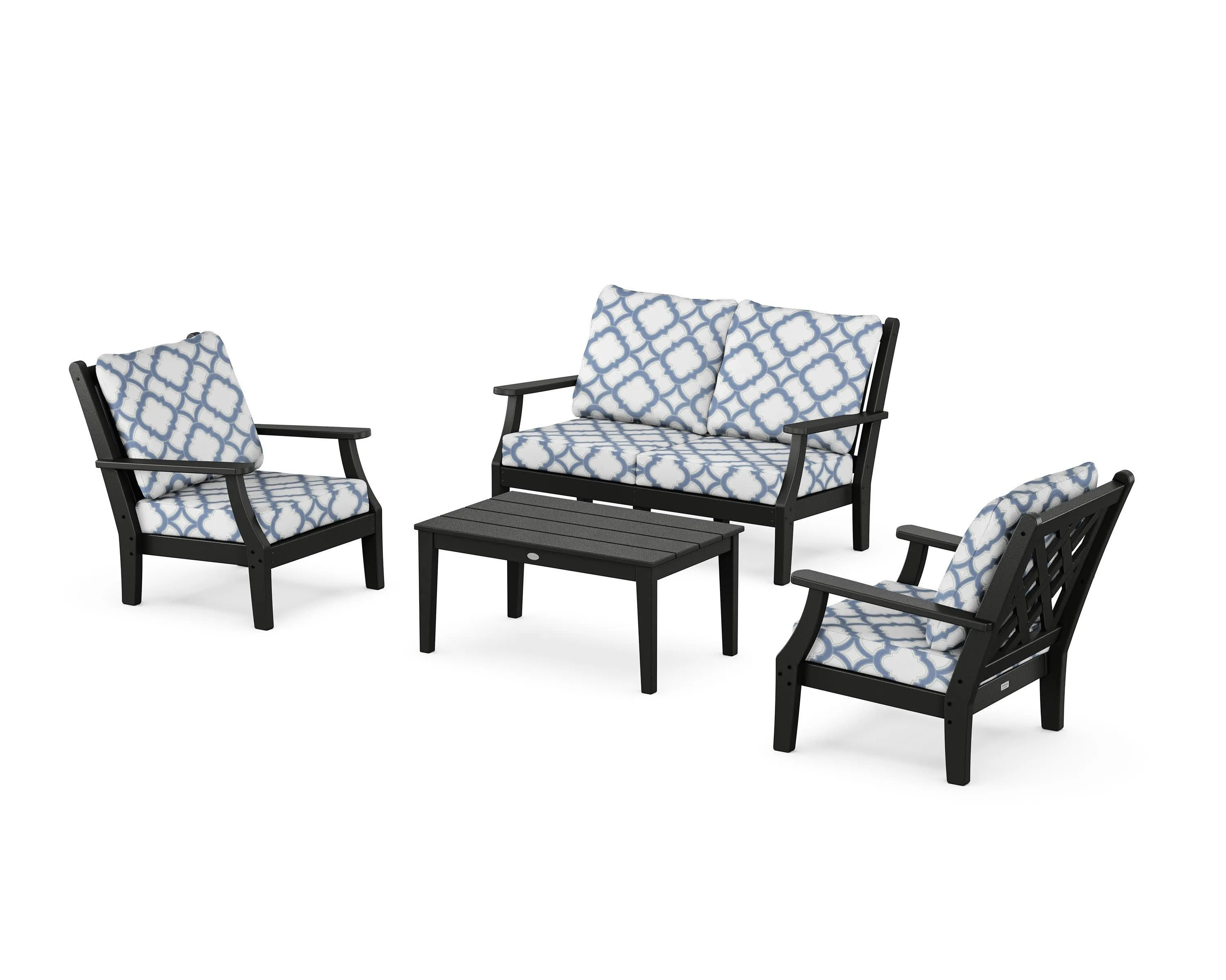 Wovendale 4-Piece Deep Seating Set with Loveseat