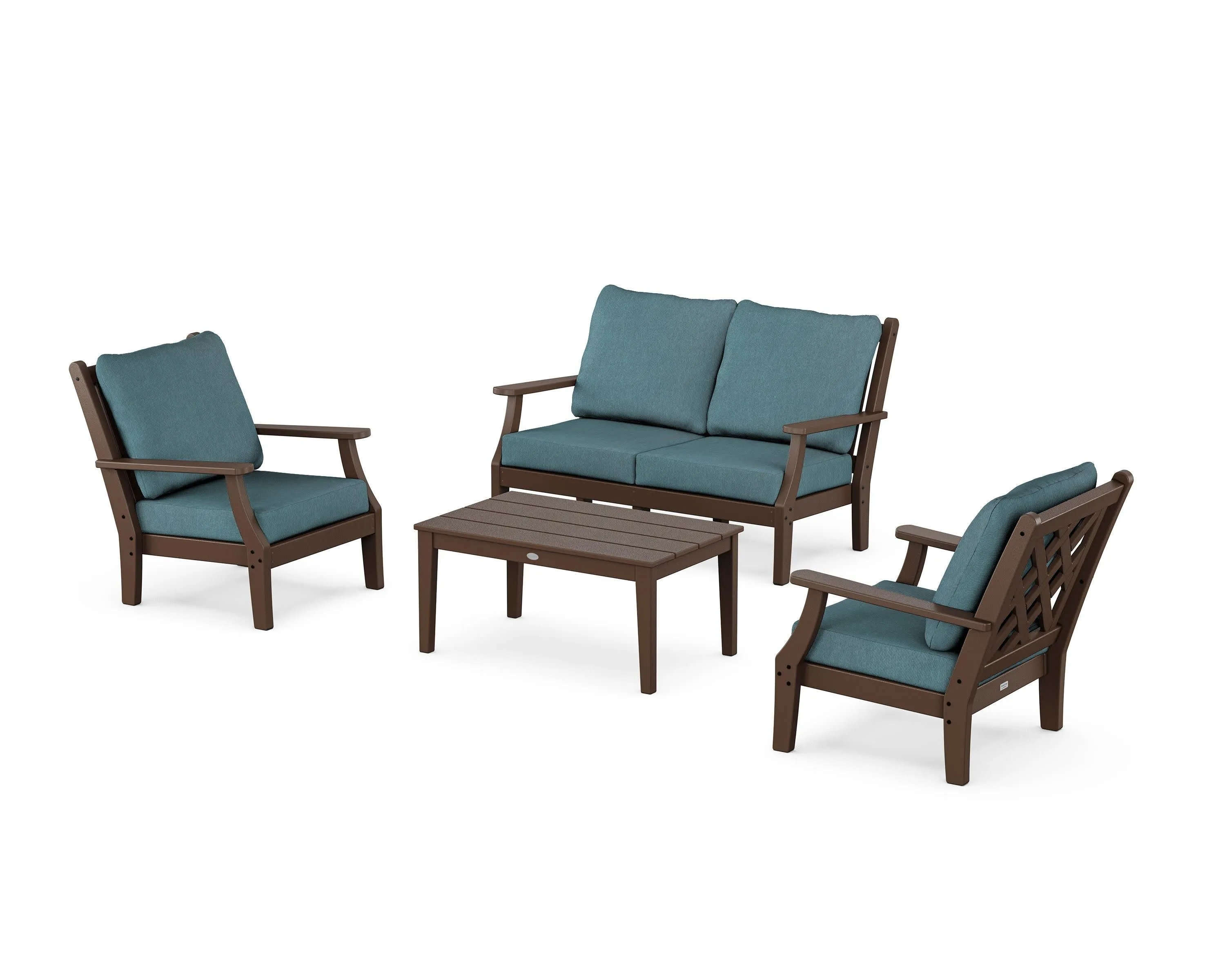 Wovendale 4-Piece Deep Seating Set with Loveseat