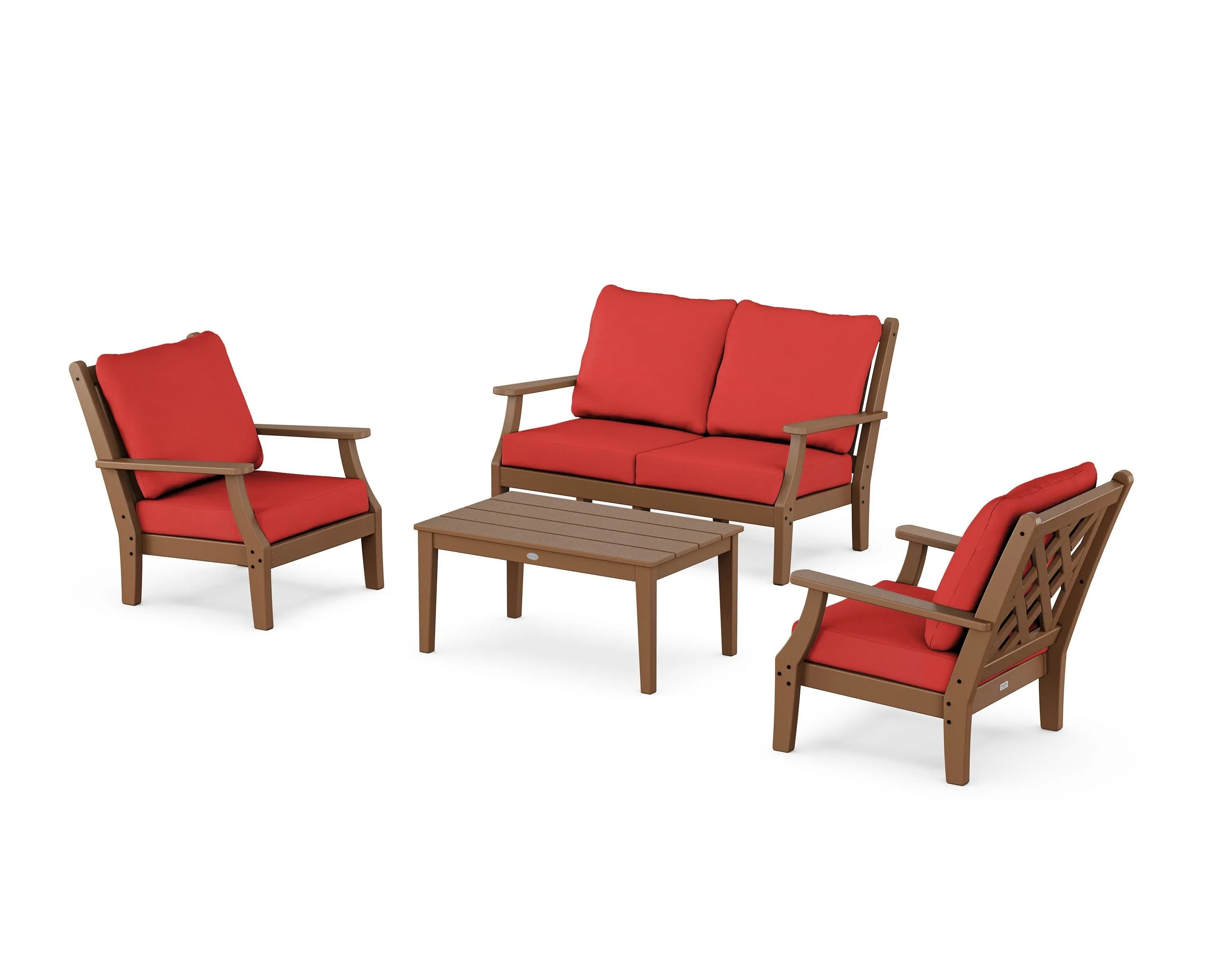 Wovendale 4-Piece Deep Seating Set with Loveseat