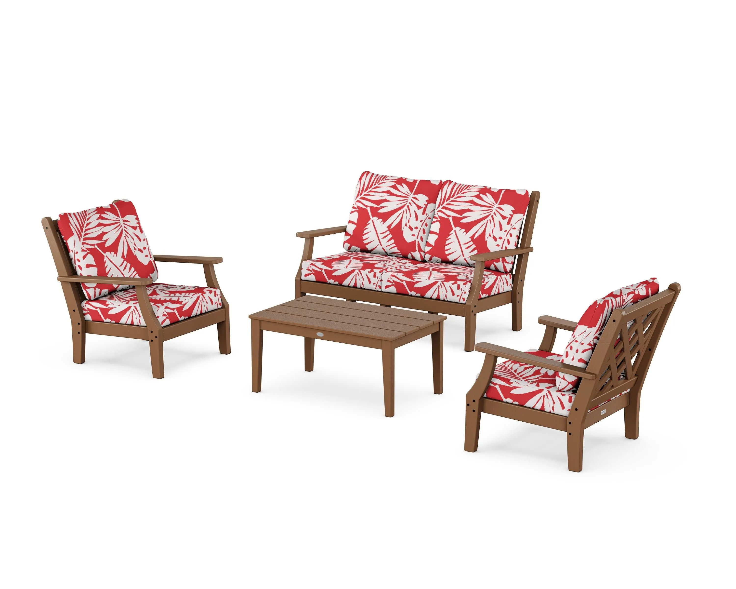 Wovendale 4-Piece Deep Seating Set with Loveseat