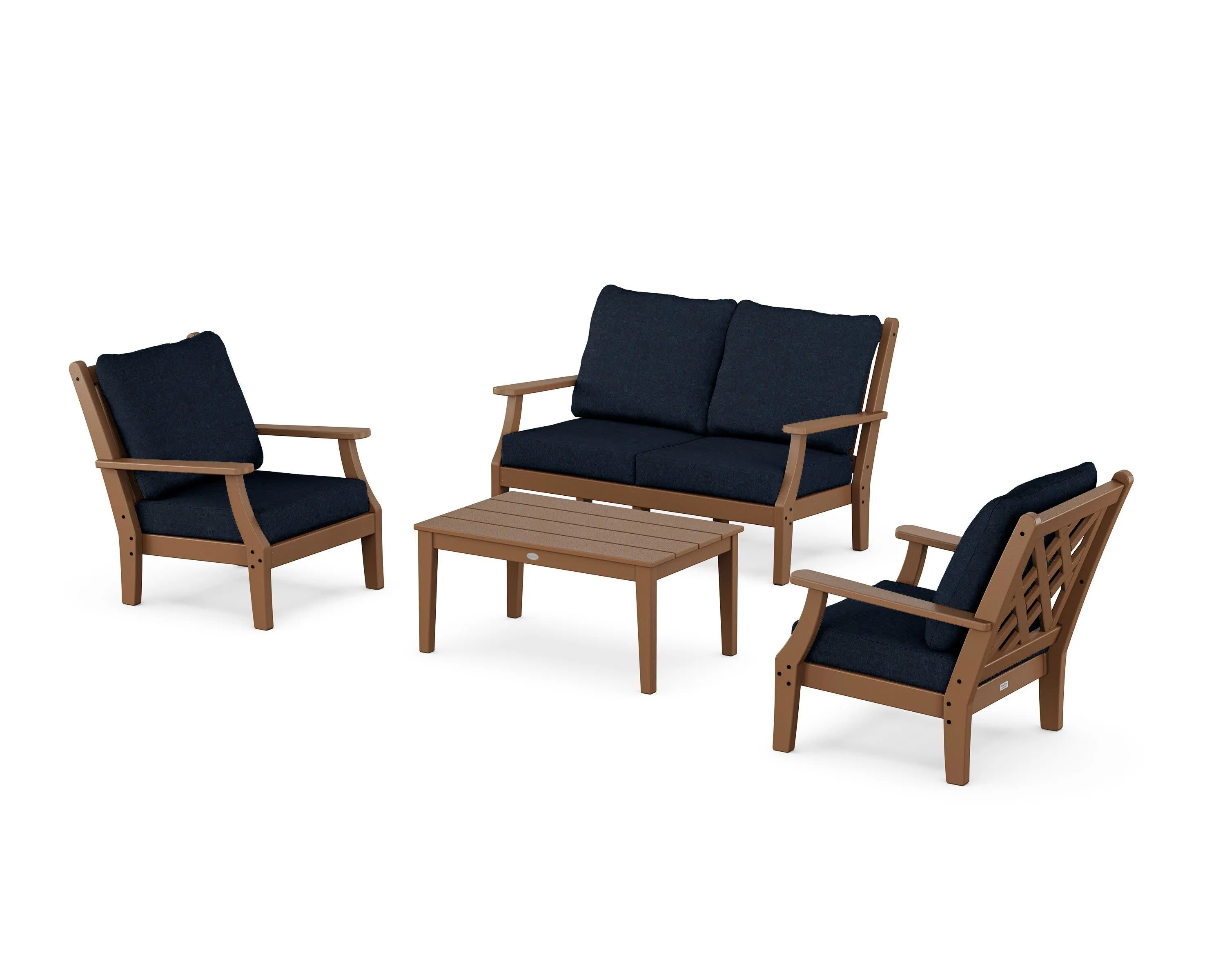 Wovendale 4-Piece Deep Seating Set with Loveseat