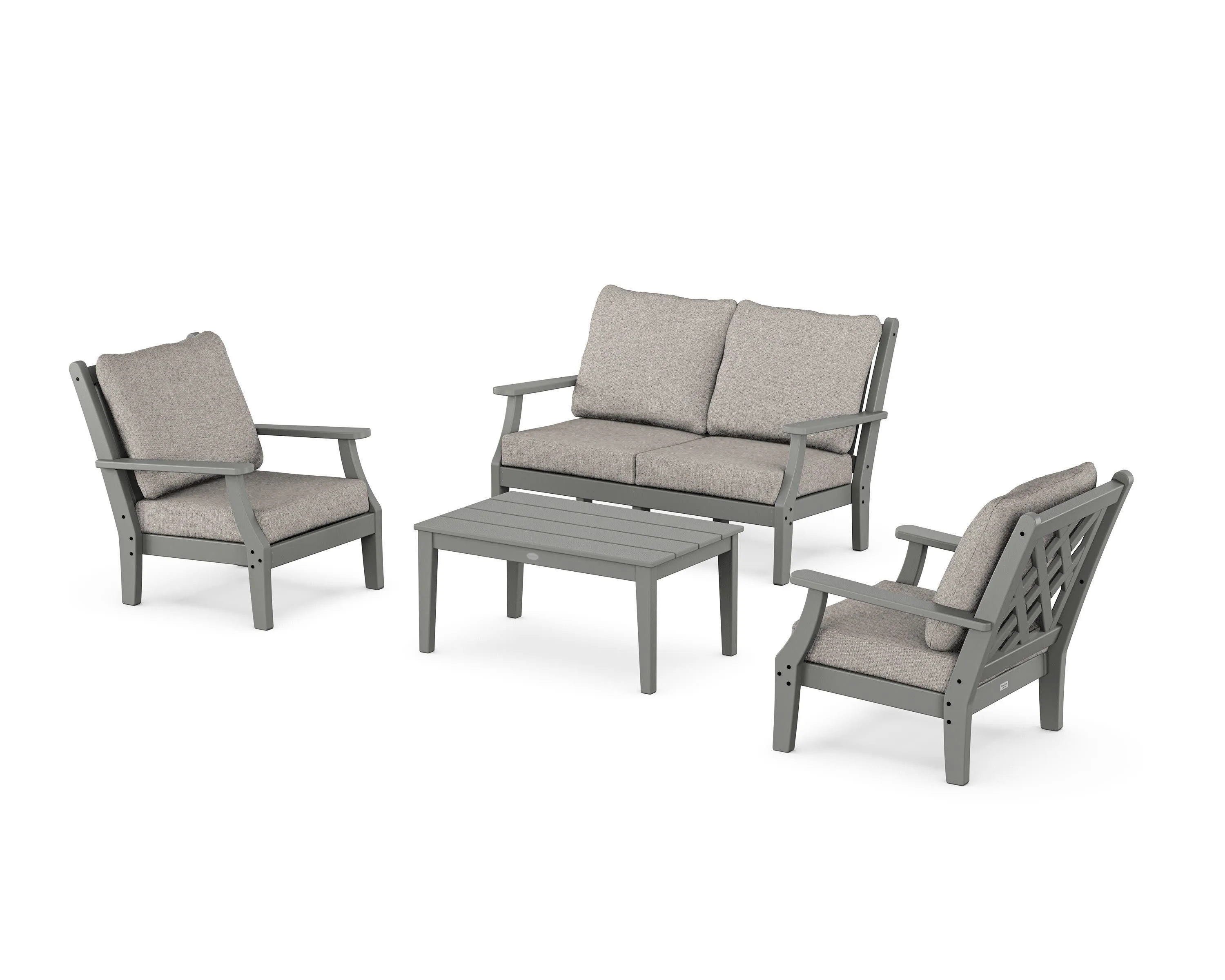 Wovendale 4-Piece Deep Seating Set with Loveseat
