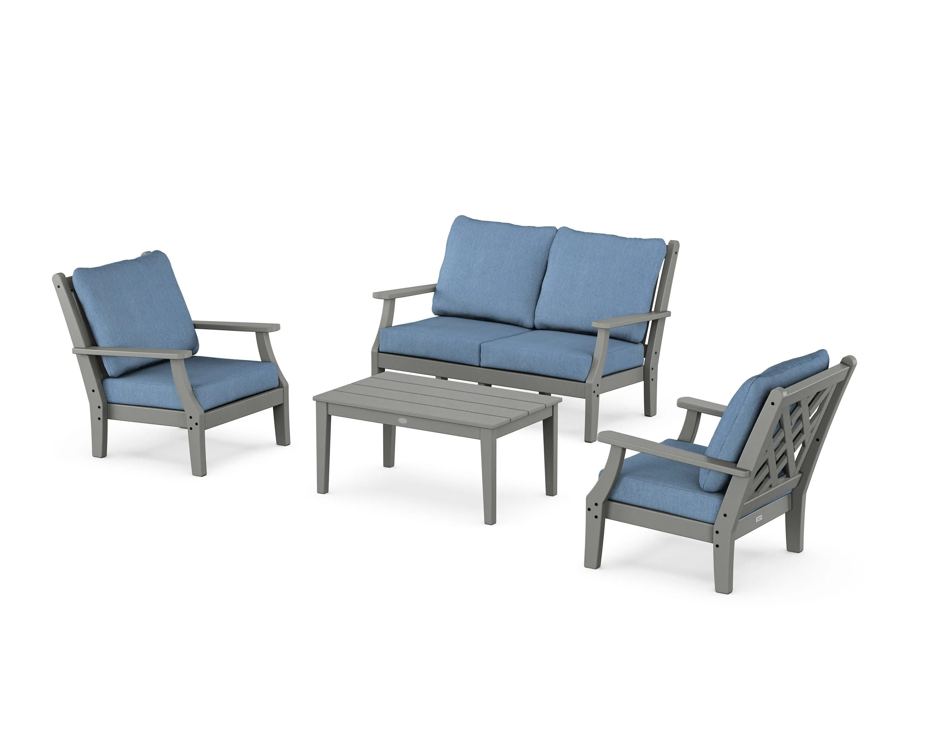 Wovendale 4-Piece Deep Seating Set with Loveseat