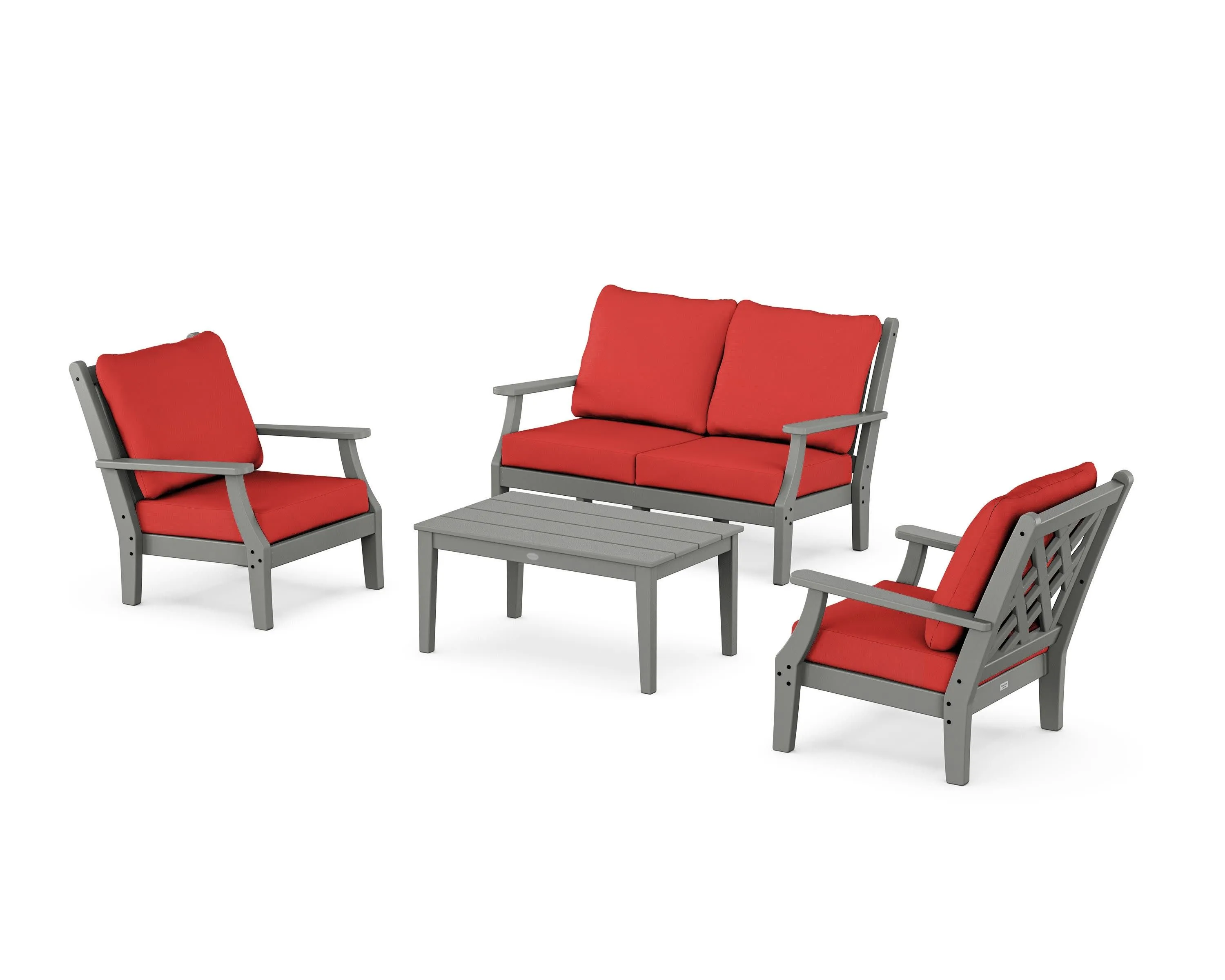 Wovendale 4-Piece Deep Seating Set with Loveseat