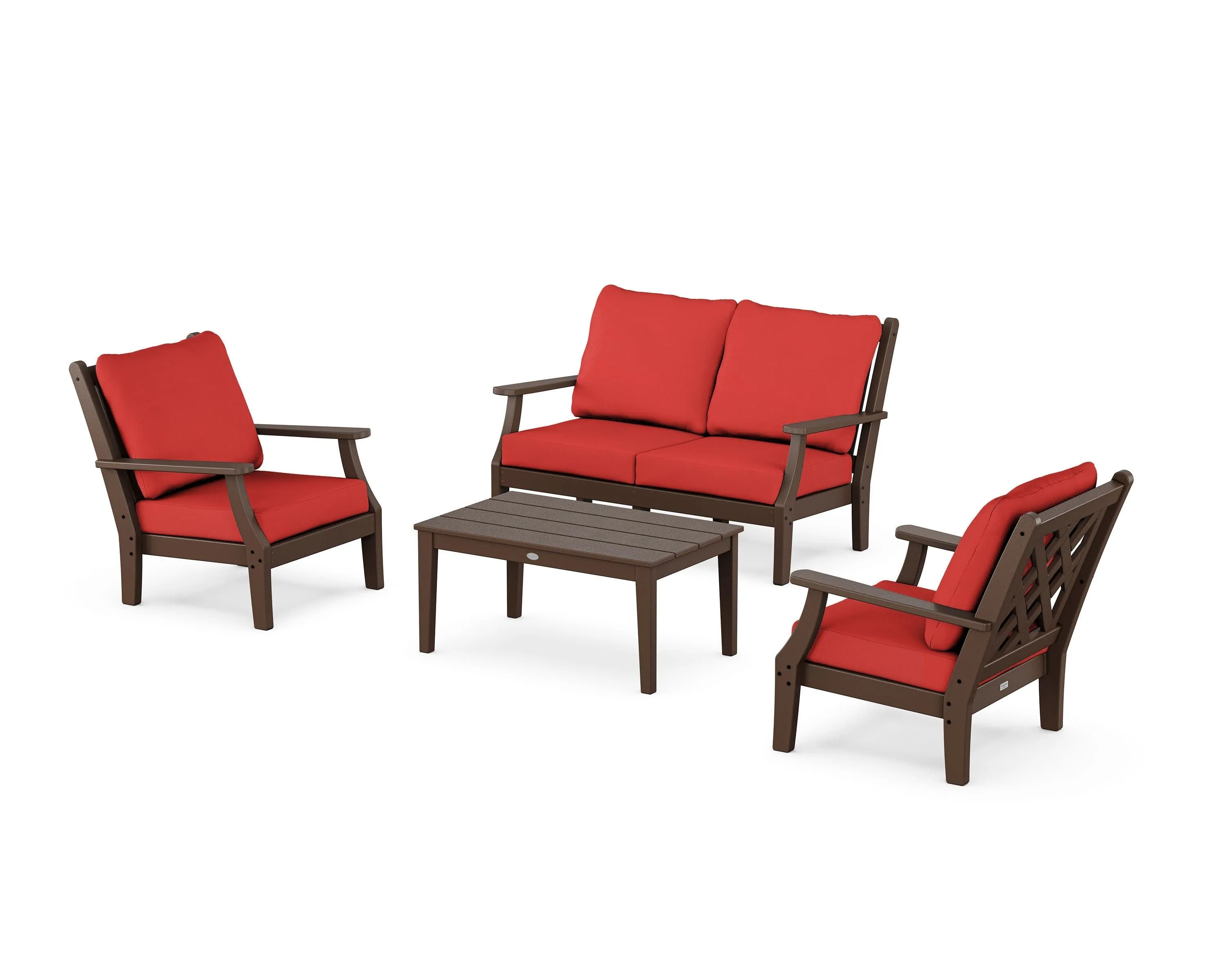 Wovendale 4-Piece Deep Seating Set with Loveseat