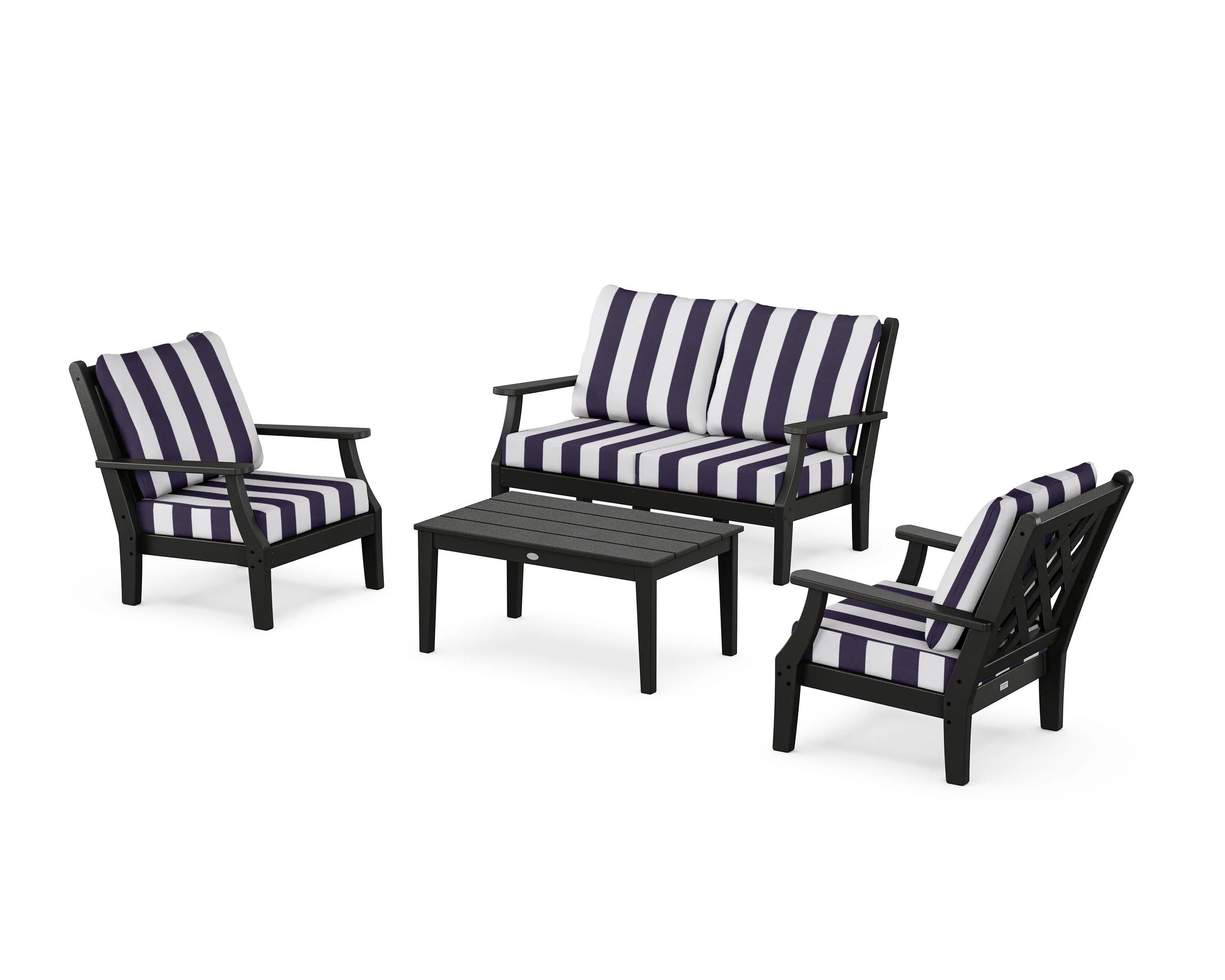 Wovendale 4-Piece Deep Seating Set with Loveseat