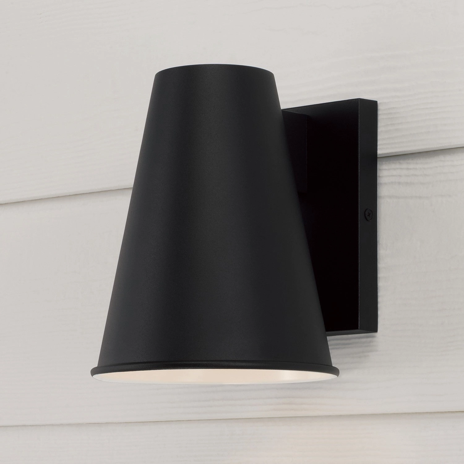 Yardley One Light Outdoor Wall Lantern Black