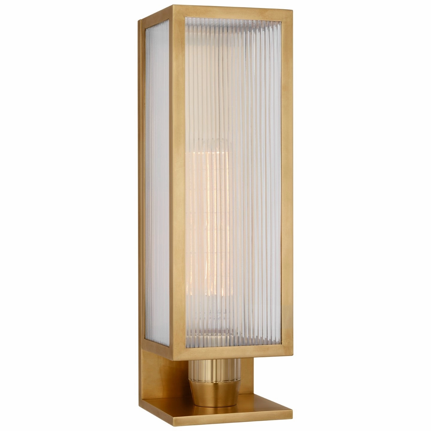 York LED Outdoor Wall Sconce Soft BrassOutdoor wall sconces with motion sensor