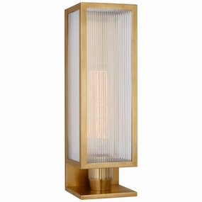 York LED Outdoor Wall Sconce Soft BrassOutdoor wall sconces with motion sensor