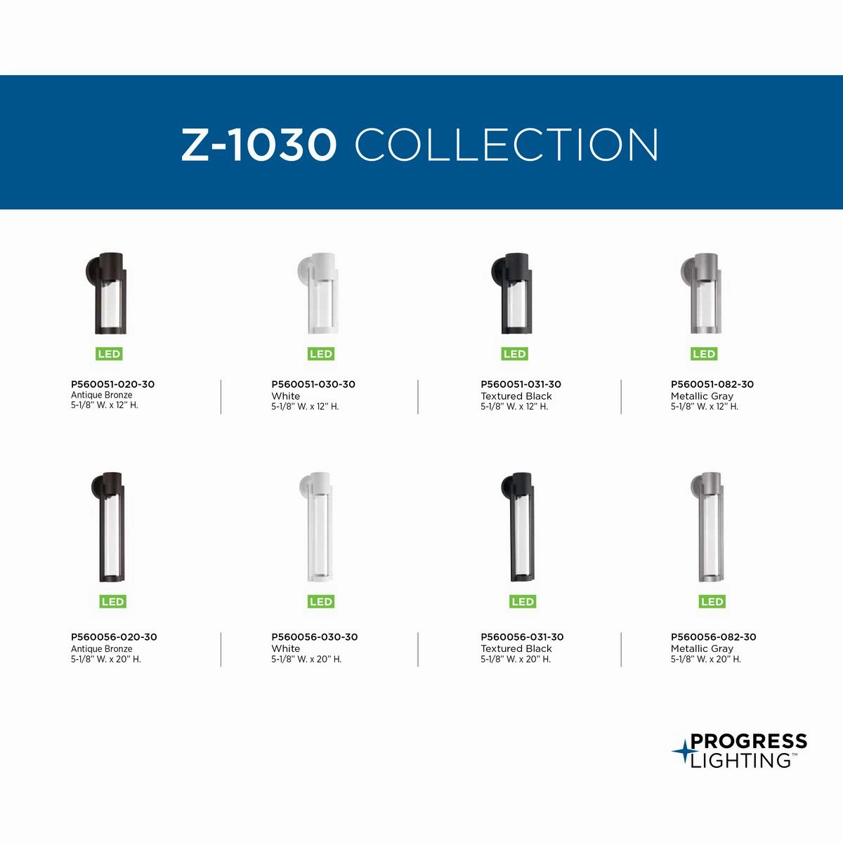 Z-1030 Led LED Wall Lantern White