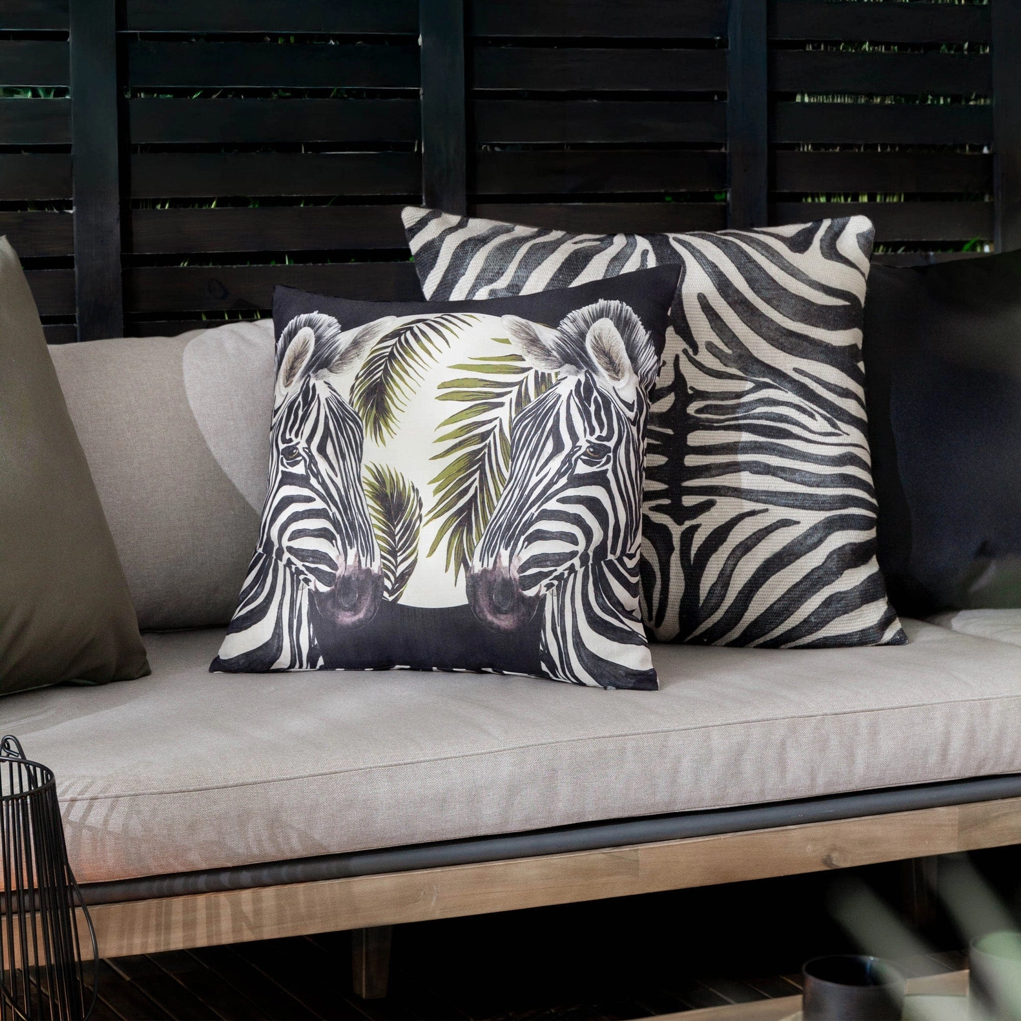 Zeebra - Multicoloured Outdoor Cushion 50x50cm