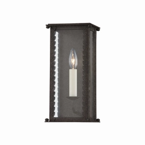 Zuma One Light Outdoor Wall Sconce French IronOutdoor wall sconces with motion sensor